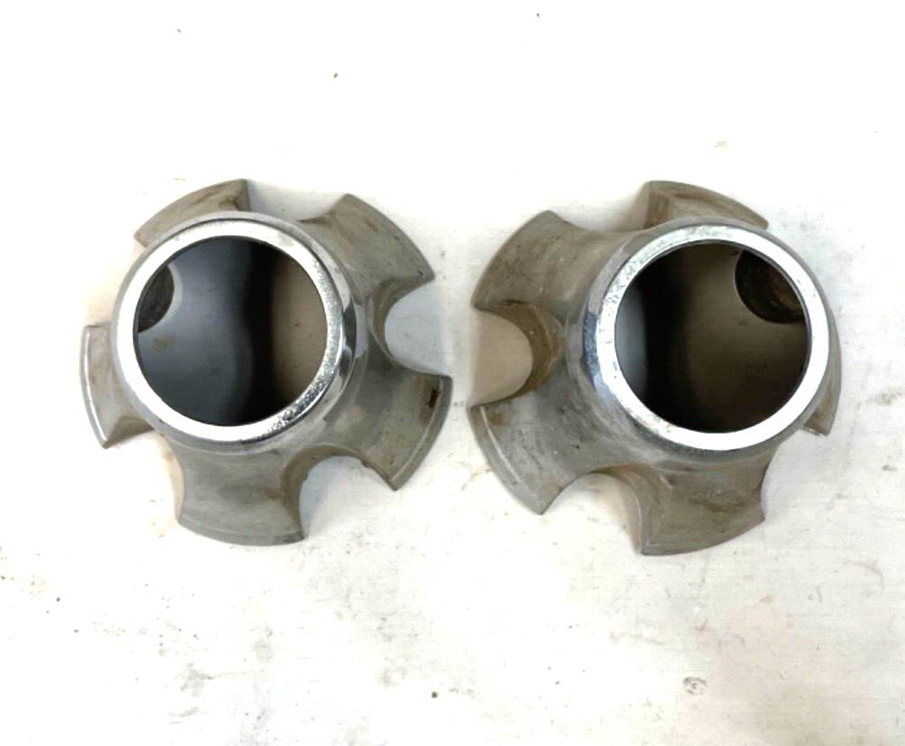 Tapacubos cromados para Jeep CJ Laredo, ruedas delanteras CJ5 CJ7 CJ8 ¡Centros de ruedas con tapa AMC!