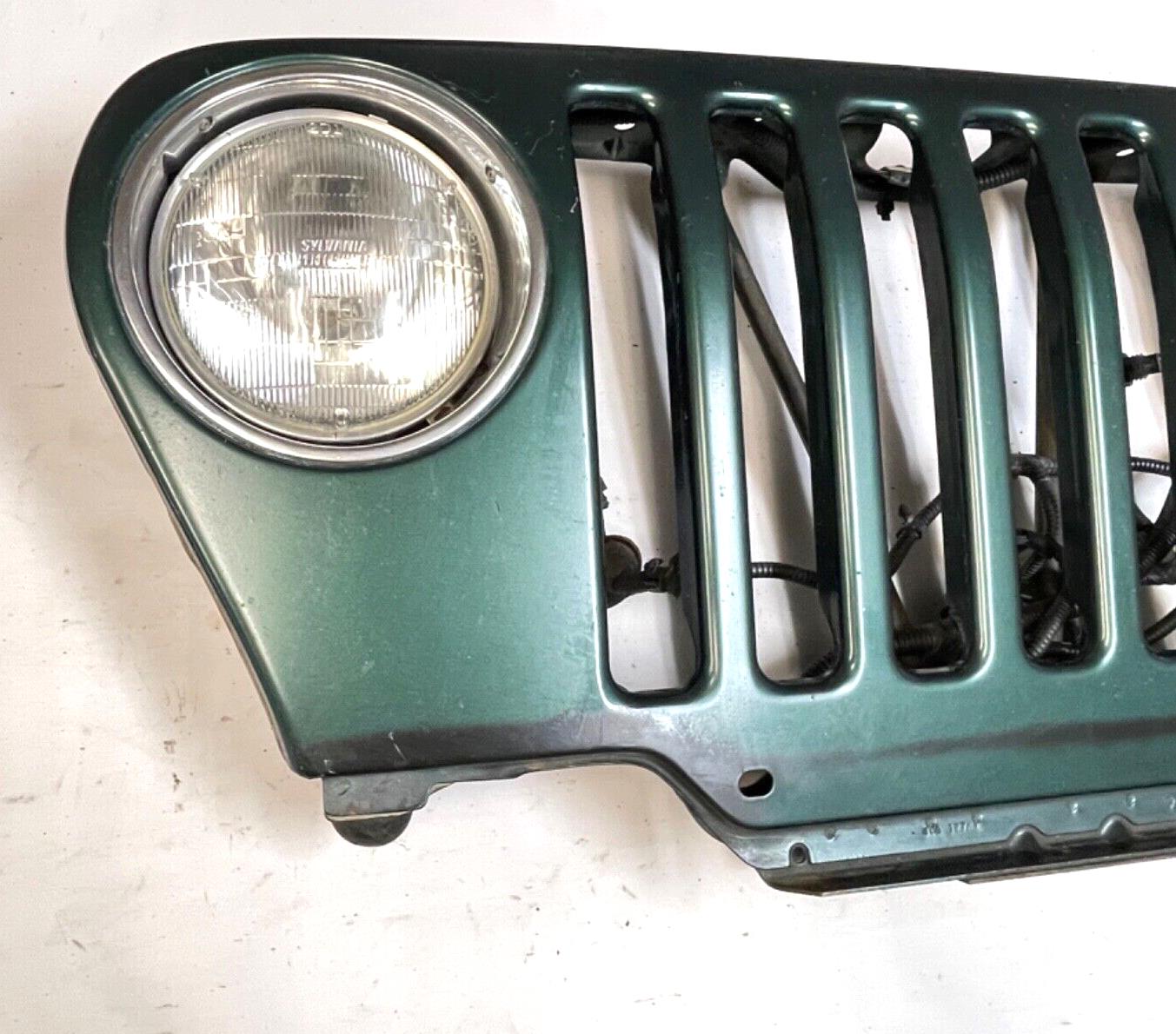 Parrilla delantera para Jeep TJ Wrangler, color verde oscuro, envío gratis.