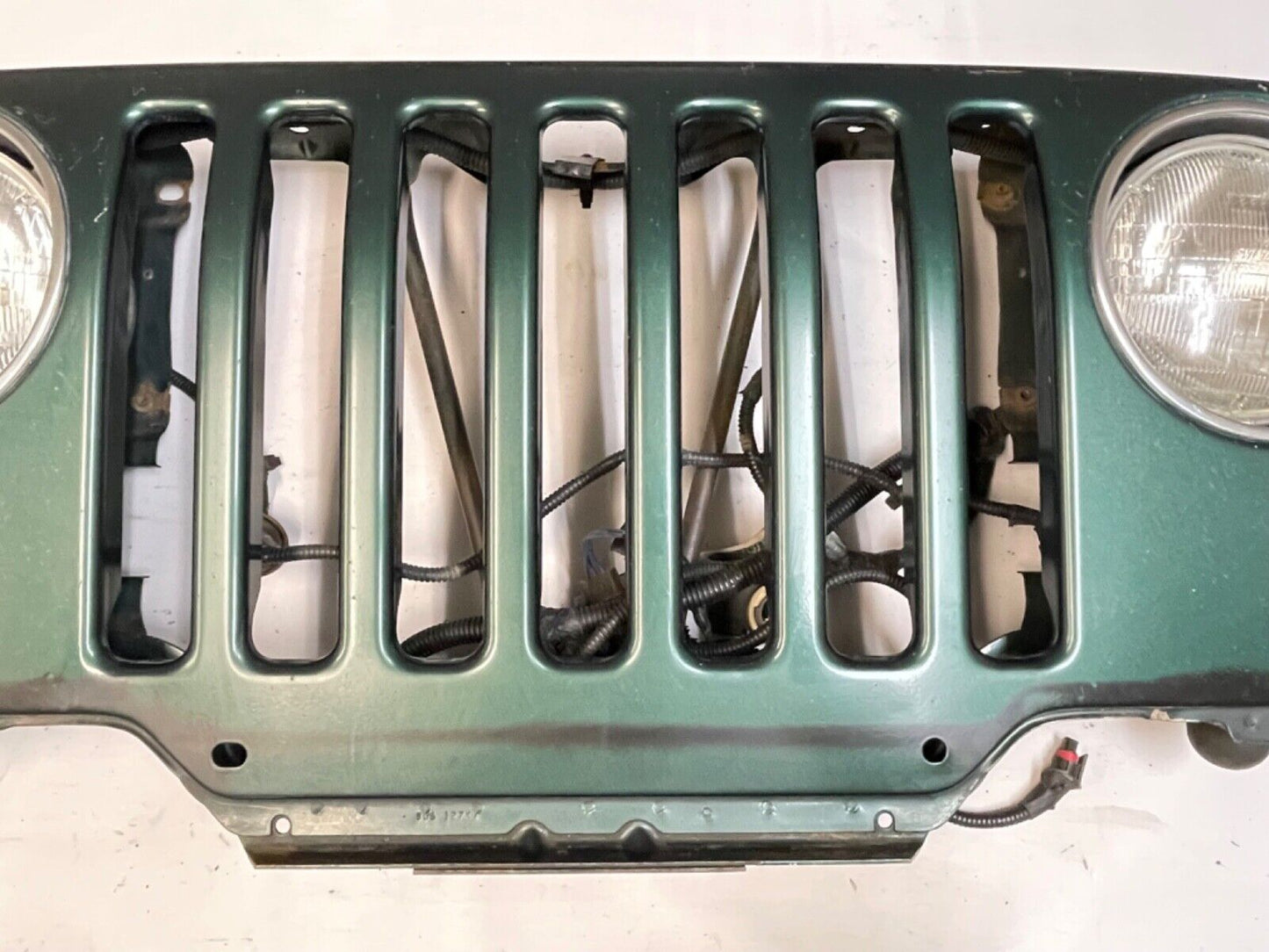 Parrilla delantera para Jeep TJ Wrangler, color verde oscuro, envío gratis.