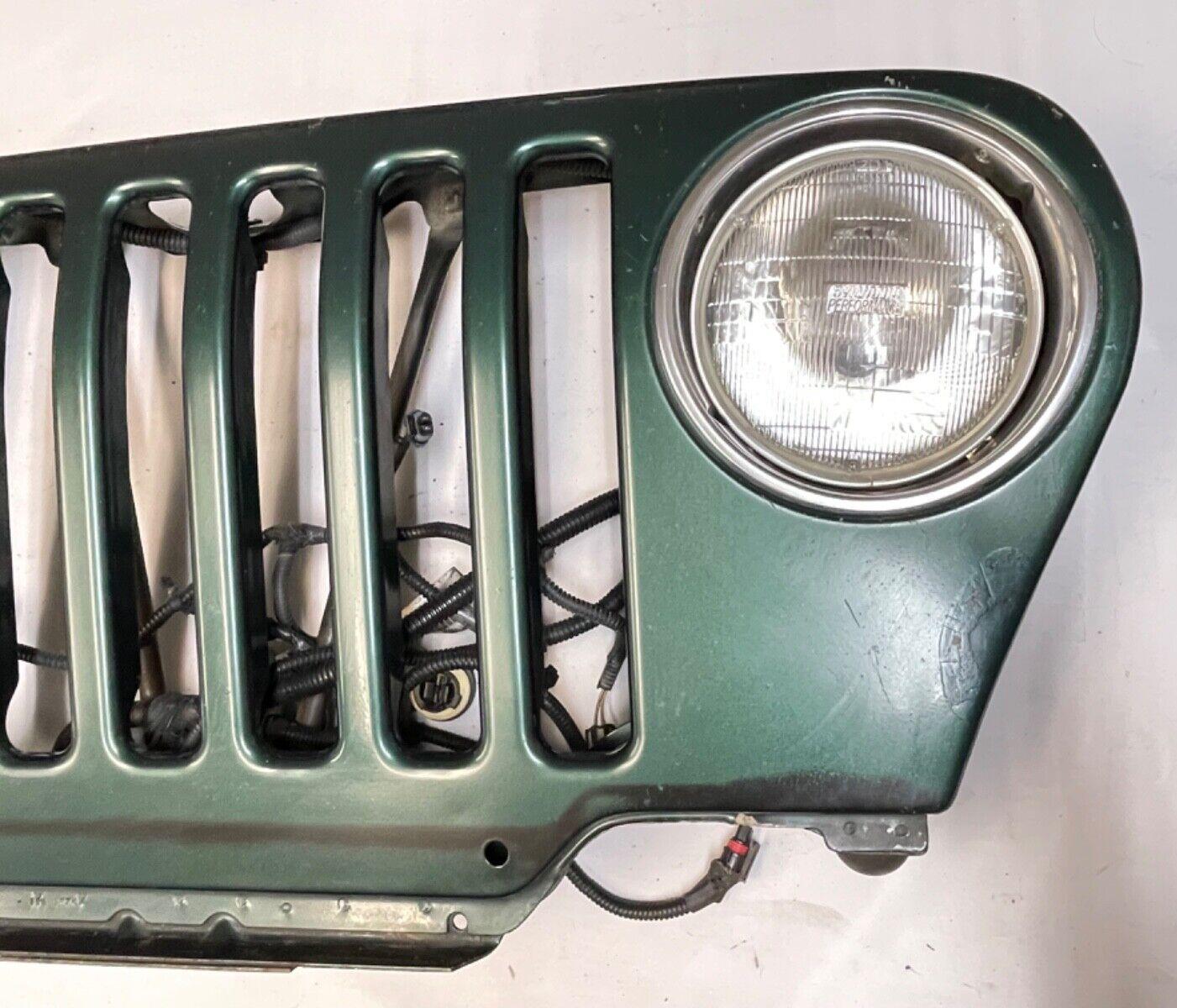 Parrilla delantera para Jeep TJ Wrangler, color verde oscuro, envío gratis.