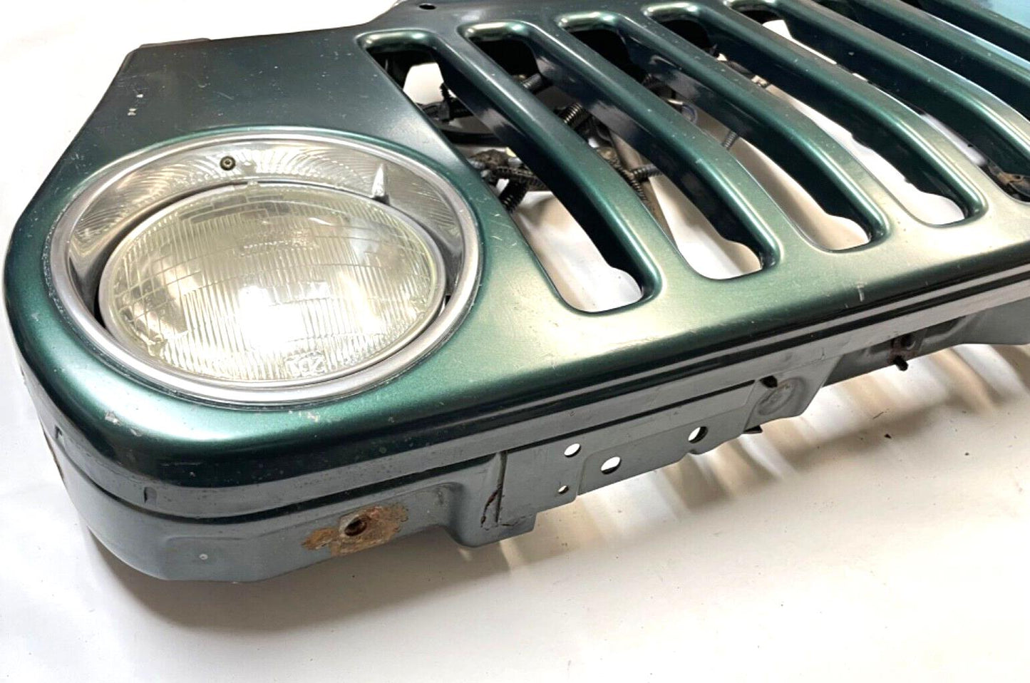 Parrilla delantera para Jeep TJ Wrangler, color verde oscuro, envío gratis.