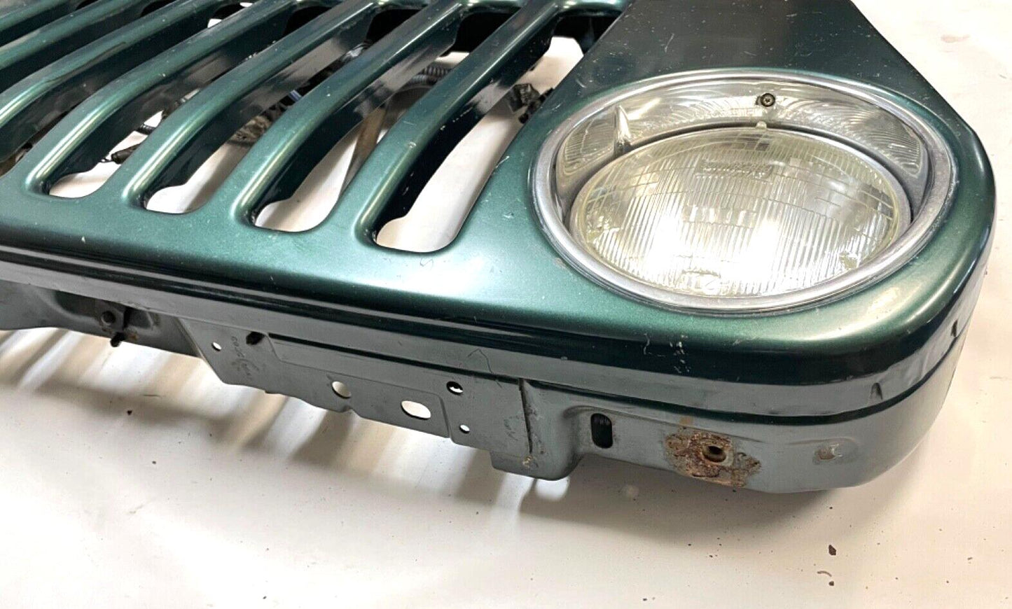 Parrilla delantera para Jeep TJ Wrangler, color verde oscuro, envío gratis.