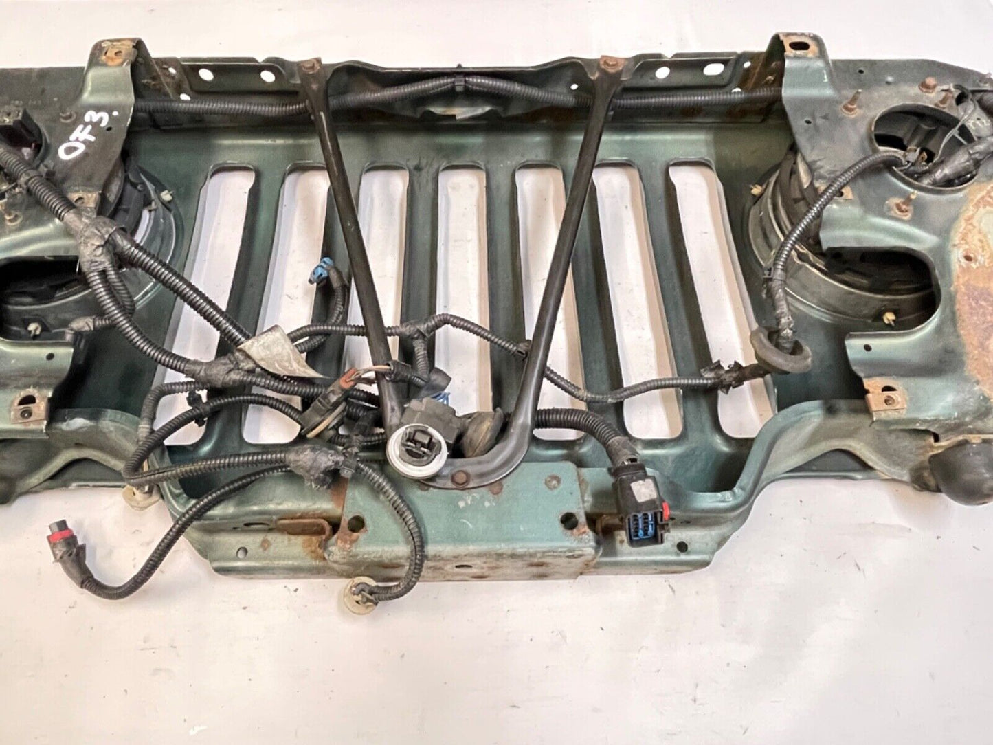Parrilla delantera para Jeep TJ Wrangler, color verde oscuro, envío gratis.