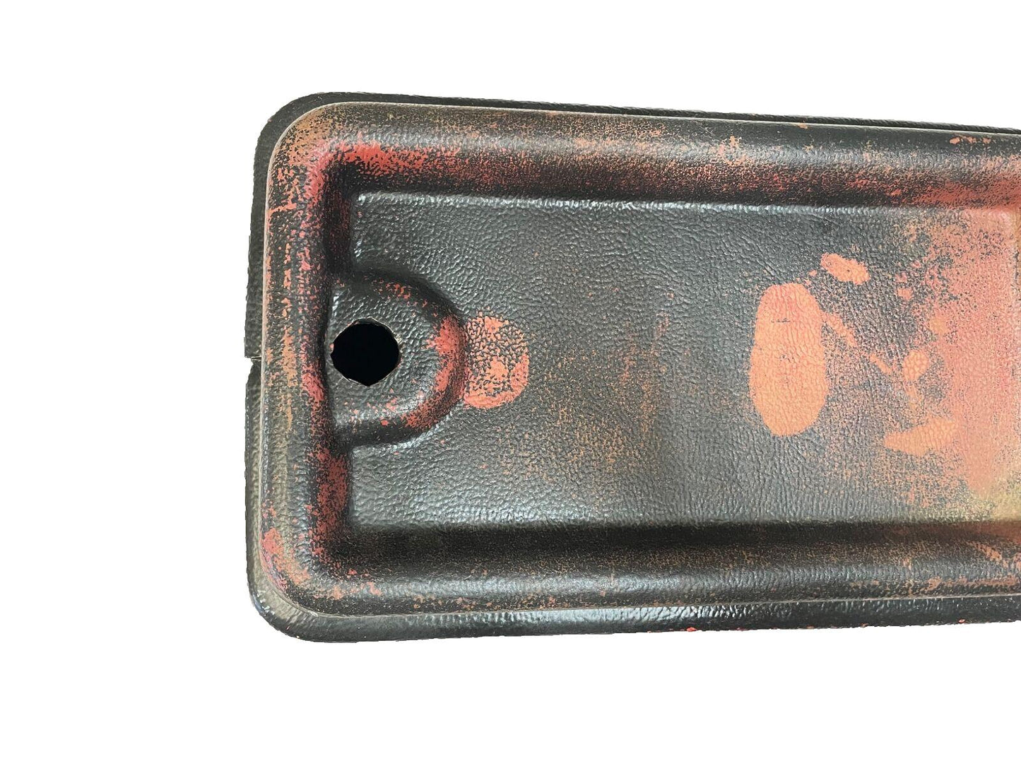 Jeep CJ5 center console 76-83 AMC FACTORY Plastic Garnet painted black FREE SHIP