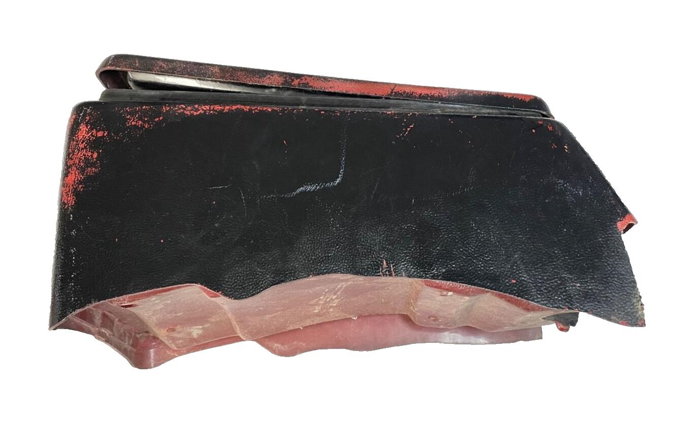Jeep CJ5 center console 76-83 AMC FACTORY Plastic Garnet painted black FREE SHIP