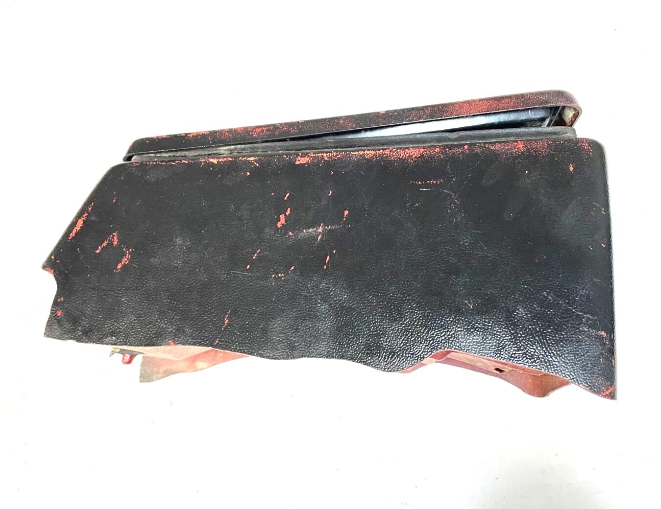 Jeep CJ5 center console 76-83 AMC FACTORY Plastic Garnet painted black FREE SHIP