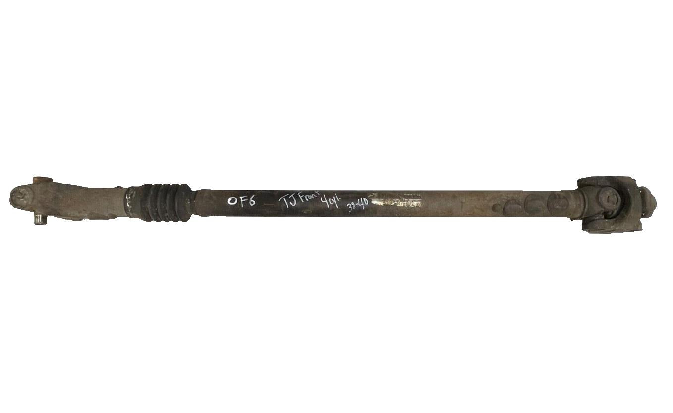Jeep TJ Wrangler Front Drive Shaft 4 cylinder 5 speed manual