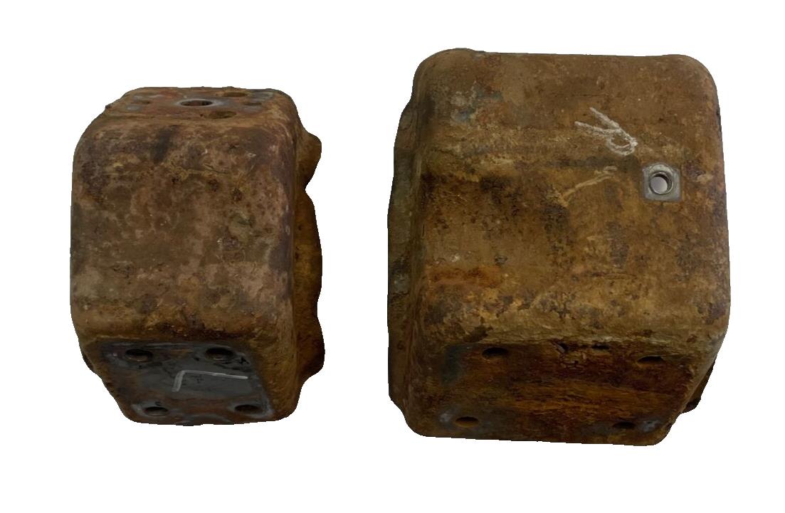 Jeep CJ 6 cylinder motor mounts 4.2 CJ5 CJ7 CJ8 AMC frame side mount 258 232