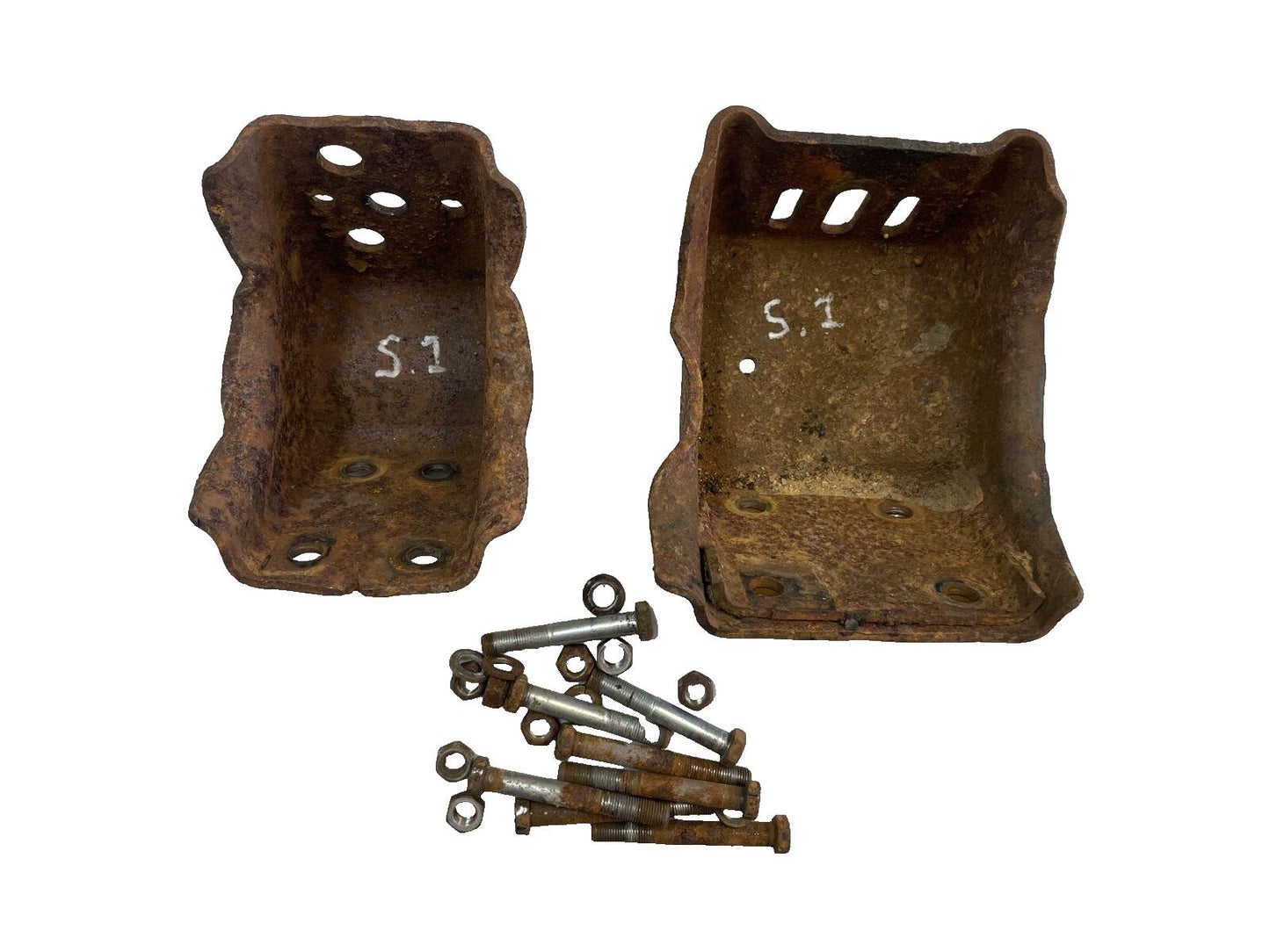 Jeep CJ 6 cylinder motor mounts 4.2 CJ5 CJ7 CJ8 AMC frame side mount 258 232