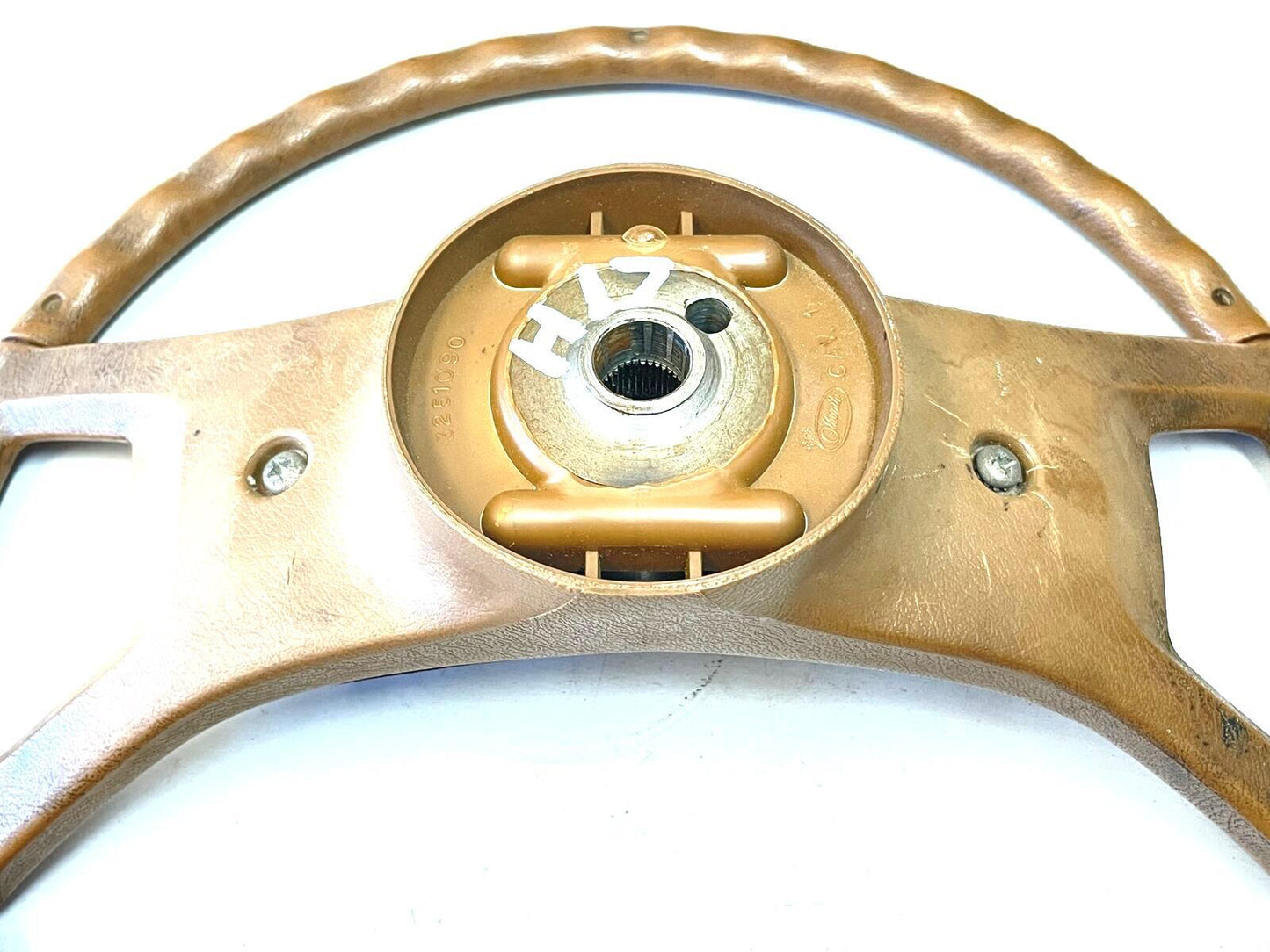 tan AMC Jeep steering wheel Gremlin Spirit Pacer J10 Cherokee Wagoneer