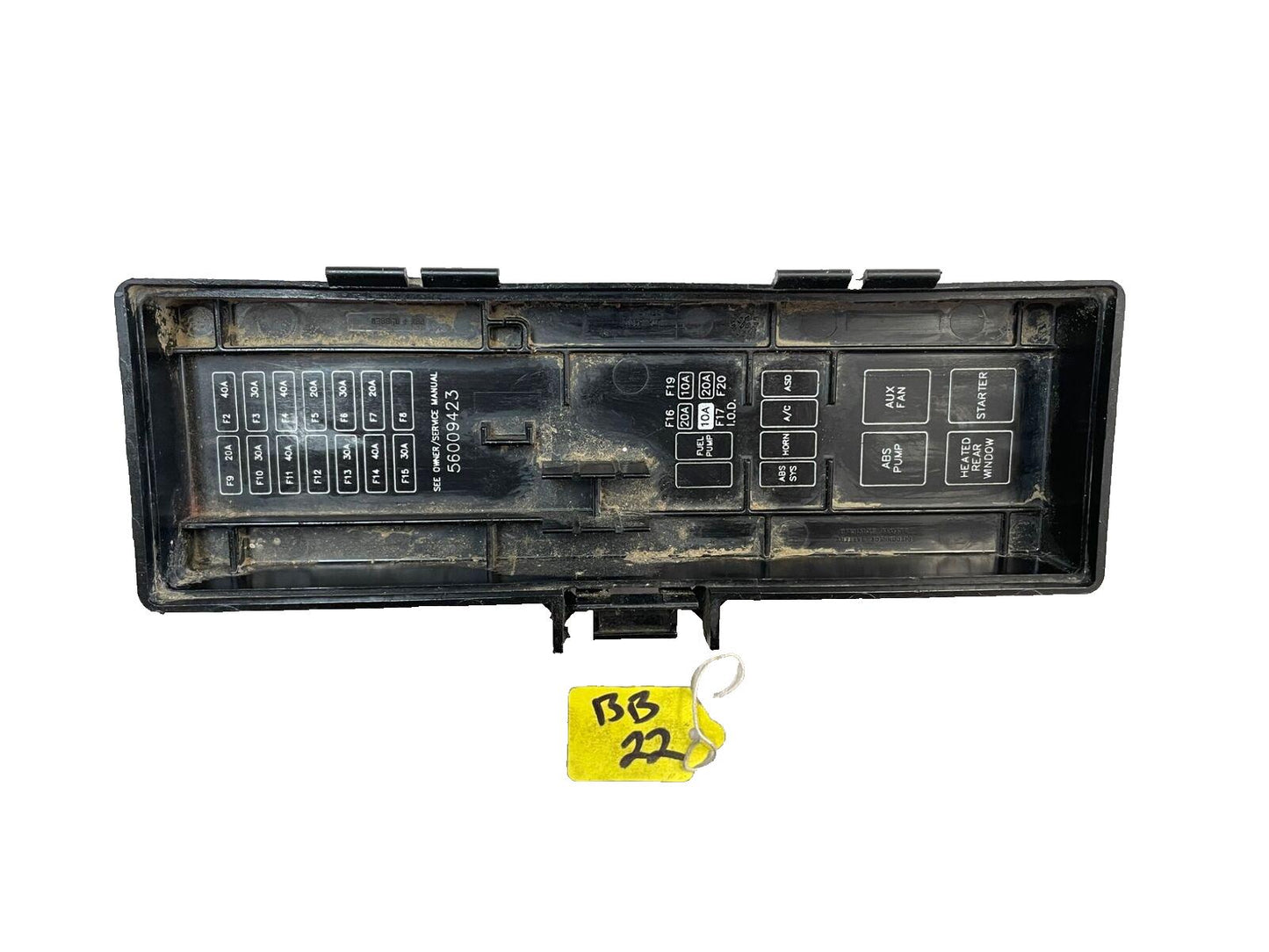 Jeep TJ Wrangler Fuse Box Cover 56009423 Power Distribution Center fits 97-00
