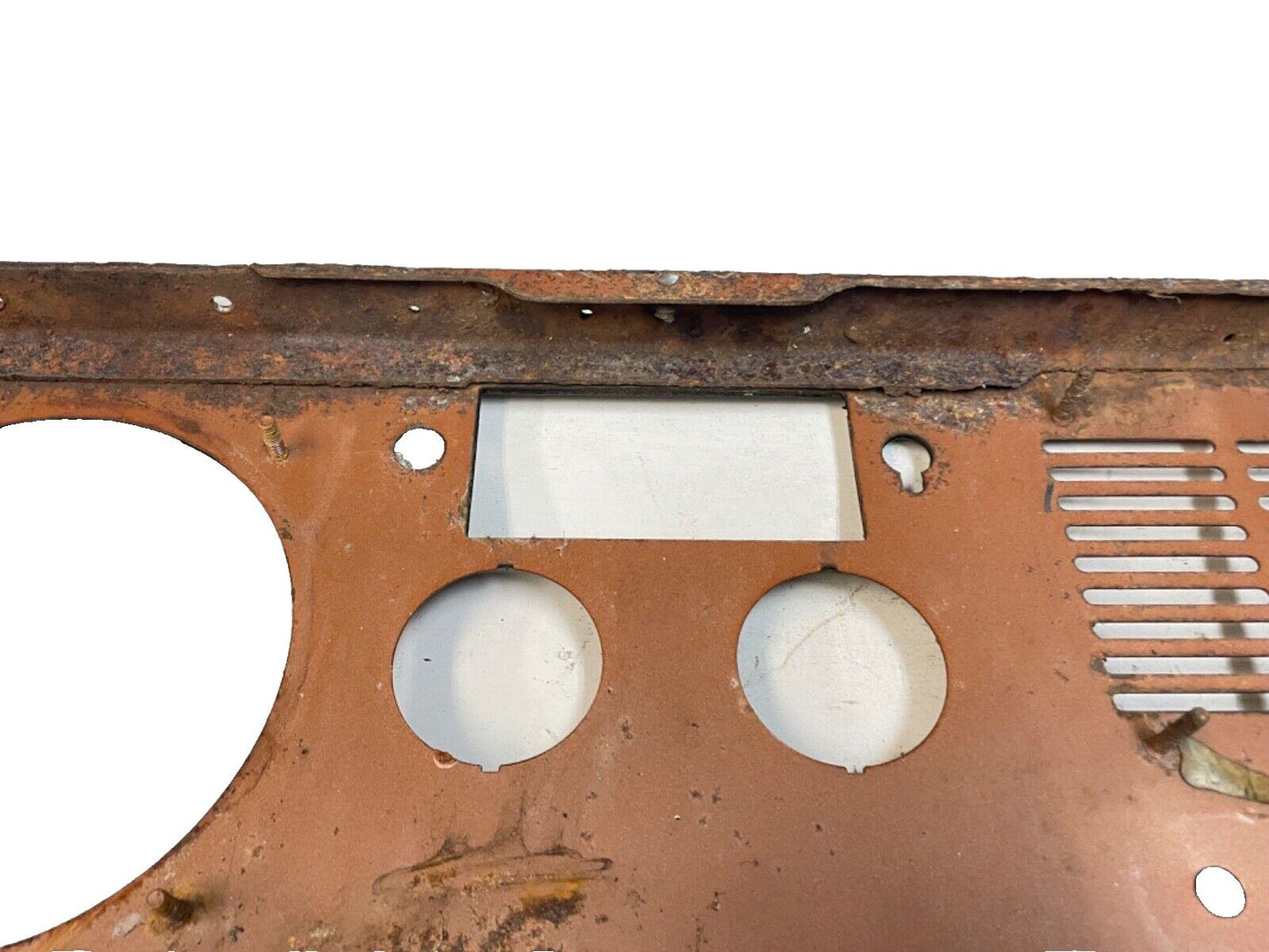 Jeep CJ gauge panel CJ5/CJ7/CJ8 AMC metal dash board gauges radio glove box