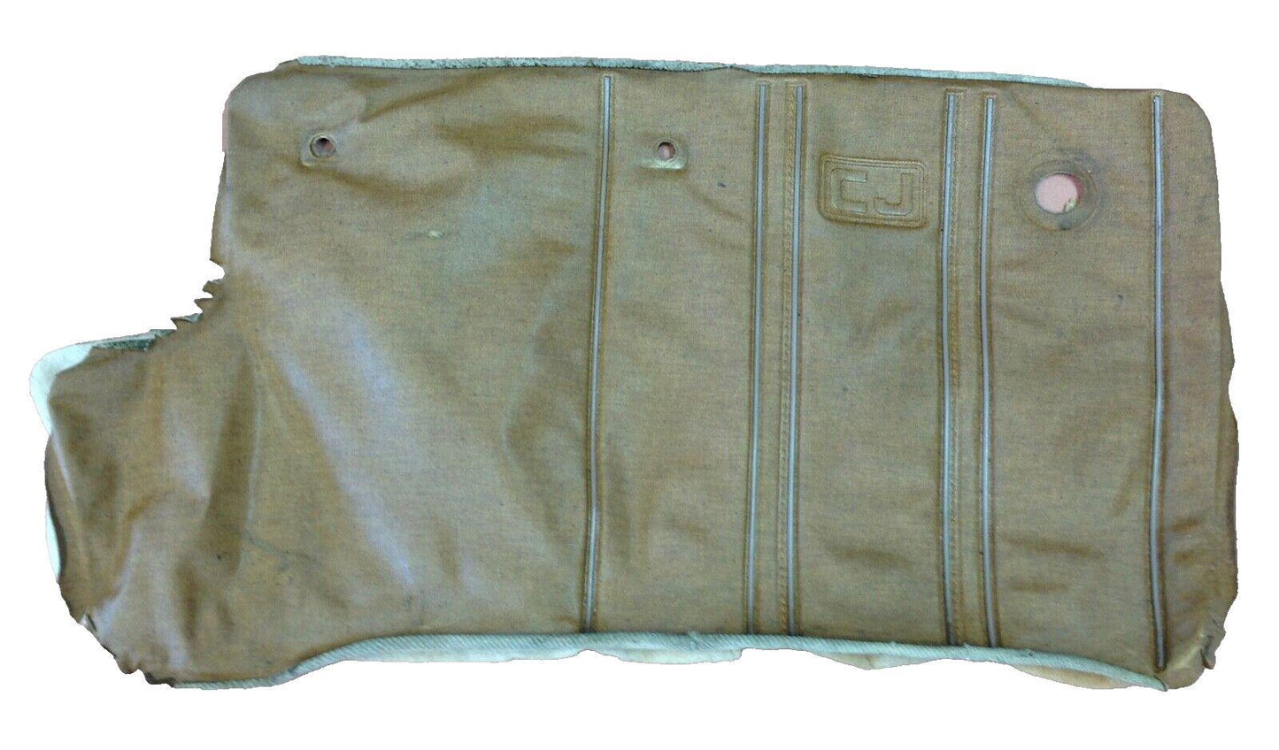 Jeep CJ7 early hard door interior panel vinyl Embossed tan spice FREE SHIP