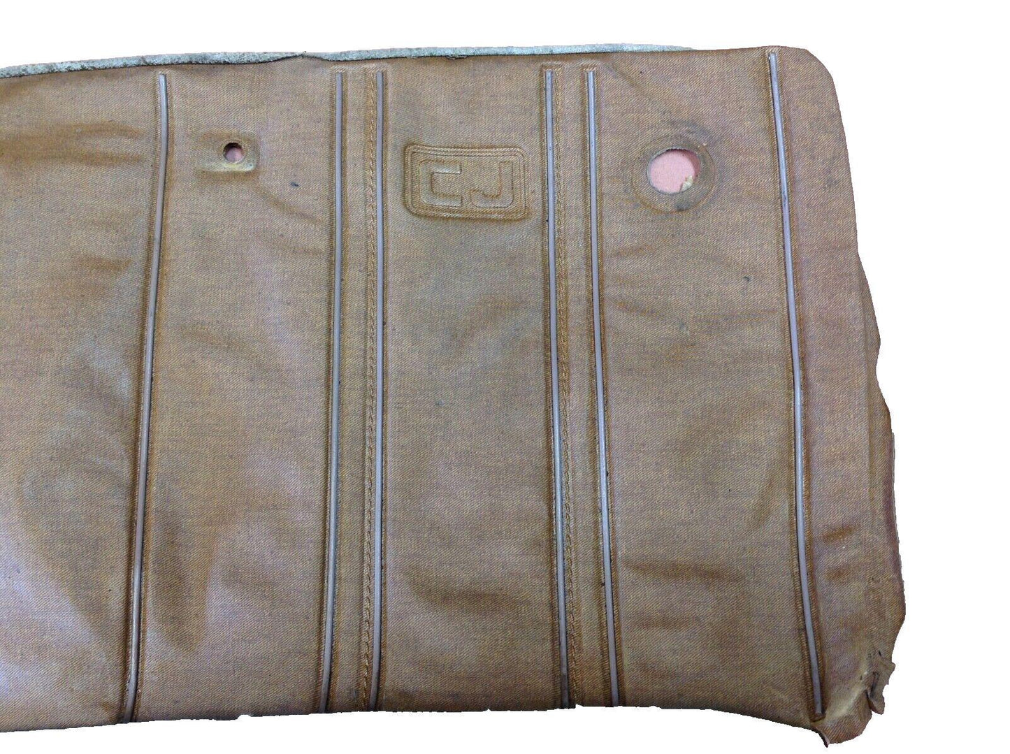 Jeep CJ7 early hard door interior panel vinyl Embossed tan spice FREE SHIP