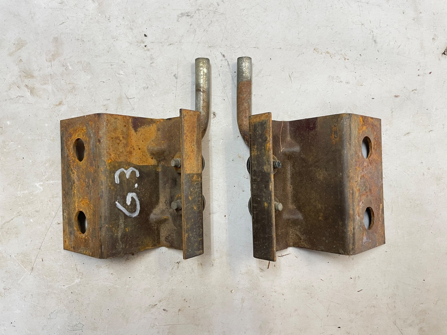 Jeep door catch hard soft doors catches CJ5 CJ7 YJ Wrangler lower hinge strap G3