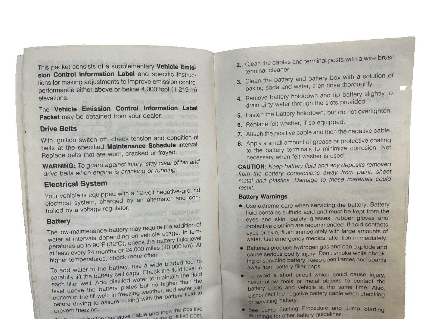 89 Jeep Grand Wagoneer Original Owners Manual guide brochure Free Shipping