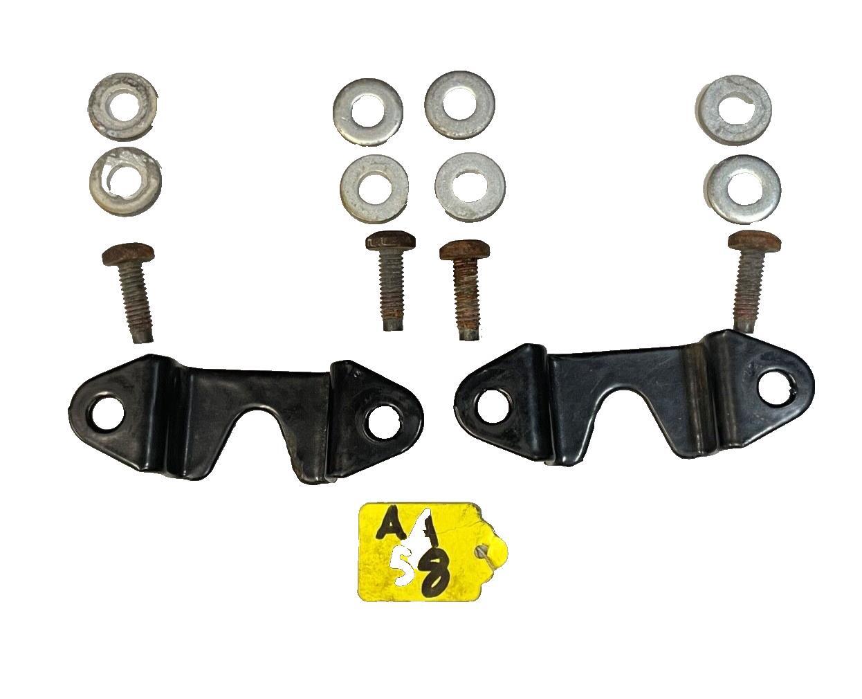 Jeep YJ rear seat fender well brackets with bolts Wrangler 87-95 Back