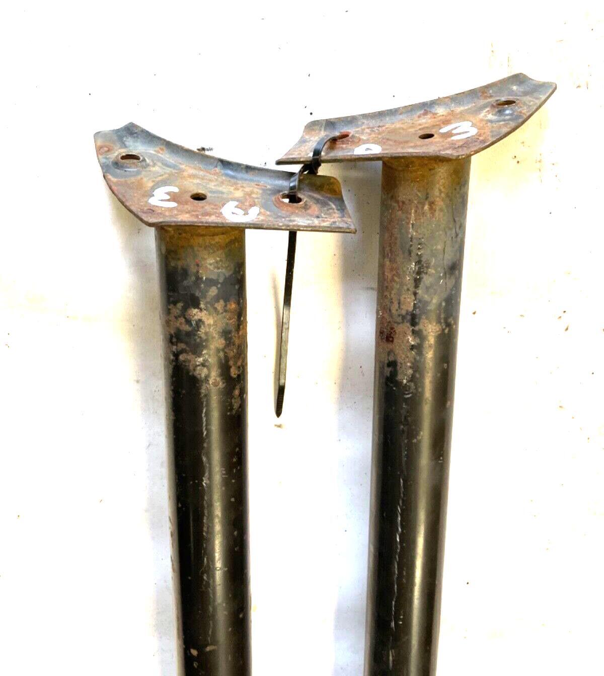 Jeep Wrangler YJ Roll Bar Extensions forward bars windshield Black