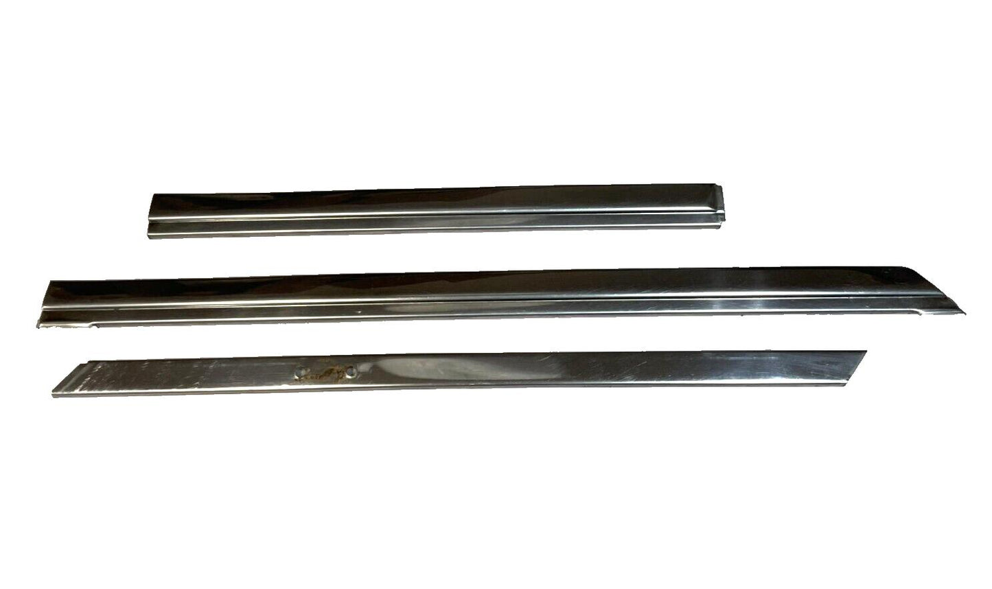 Moldura de ventana cromada para Jeep, puerta delantera del pasajero de Wagoneer Cherokee de tamaño completo