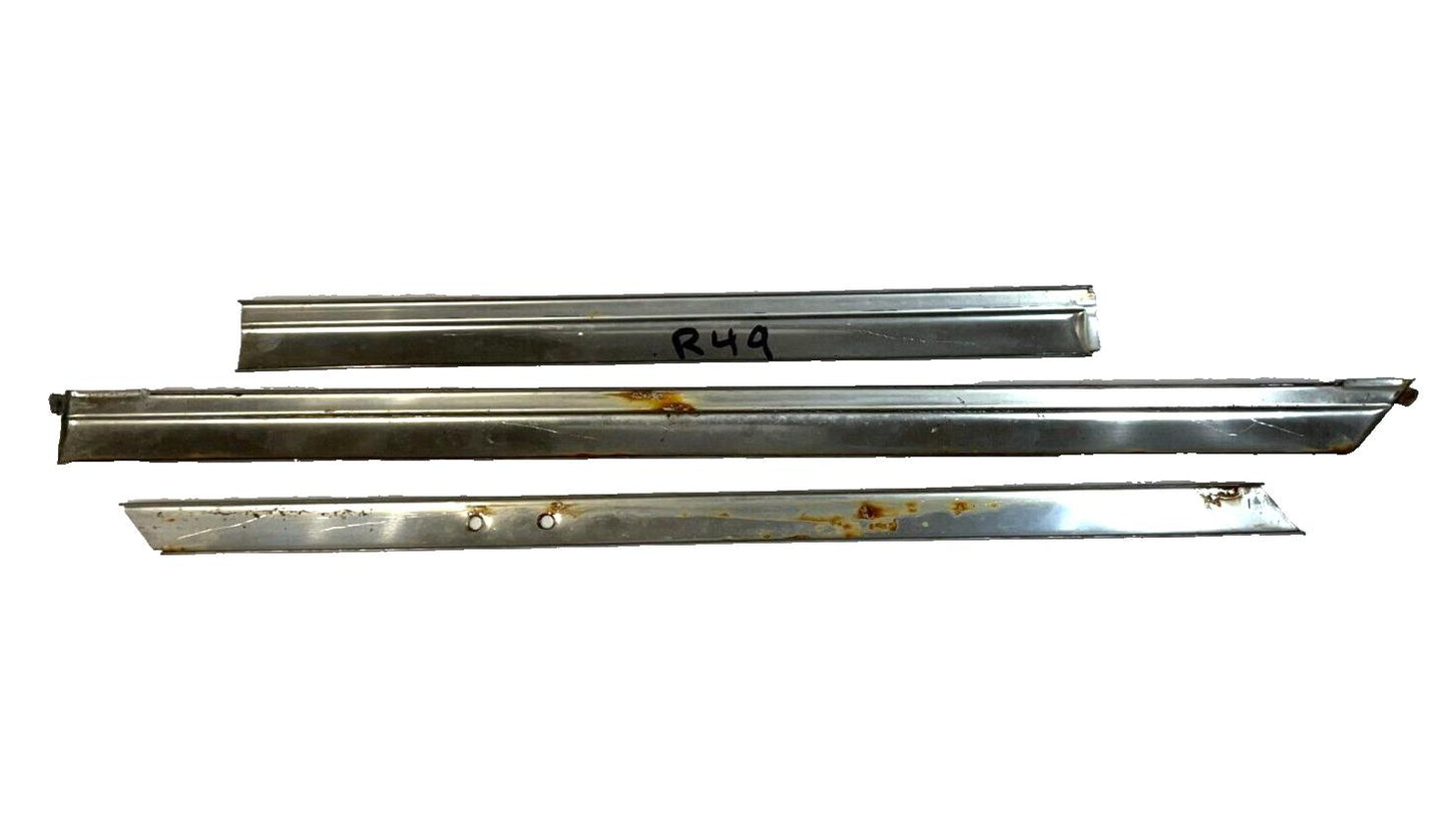 Moldura de ventana cromada para Jeep, puerta delantera del pasajero de Wagoneer Cherokee de tamaño completo