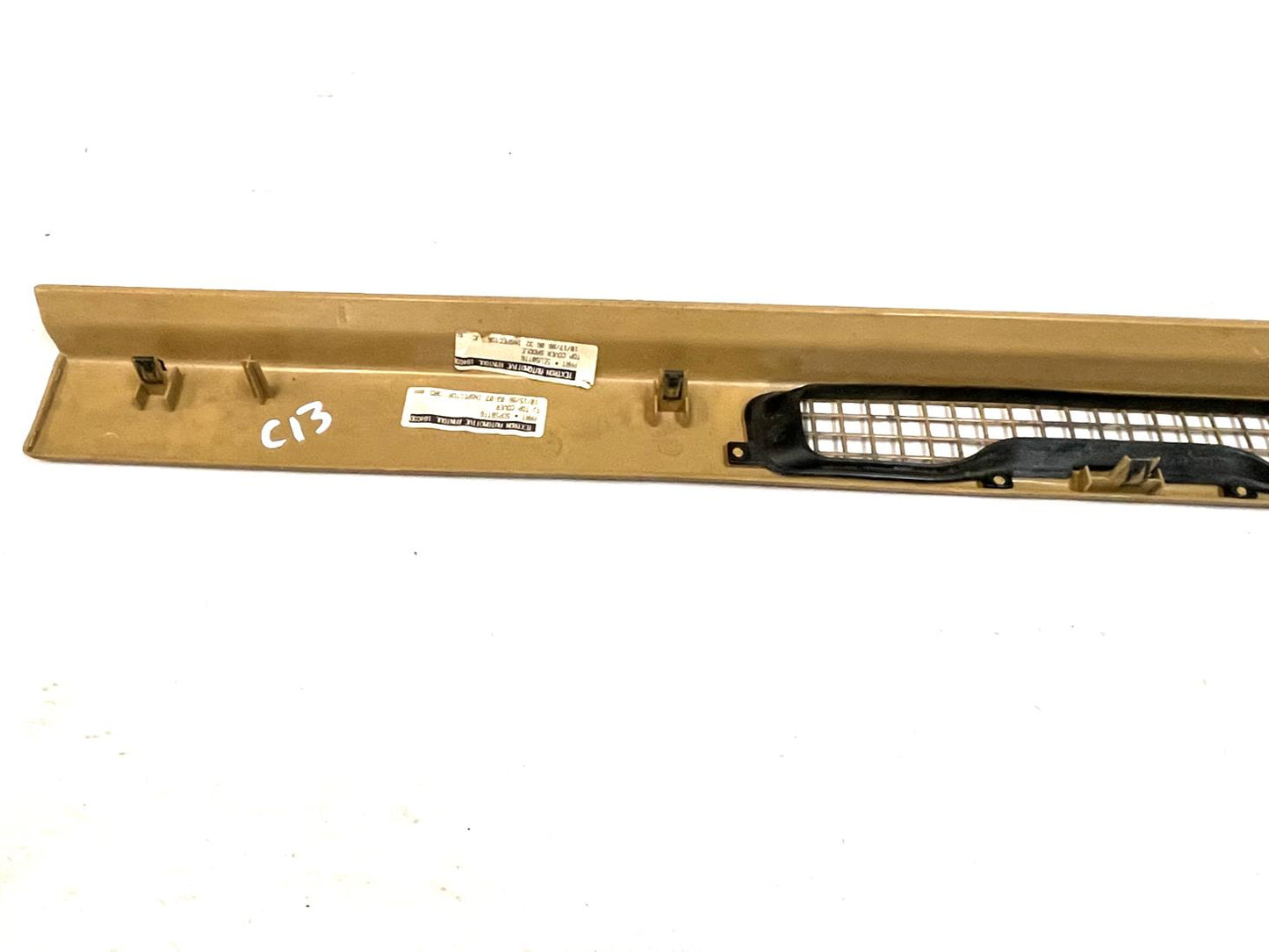 Embellecedor de cubierta superior del tablero del Jeep TJ Wrangler, bisel para ventilación del descongelador del parabrisas, color bronce silla de montar