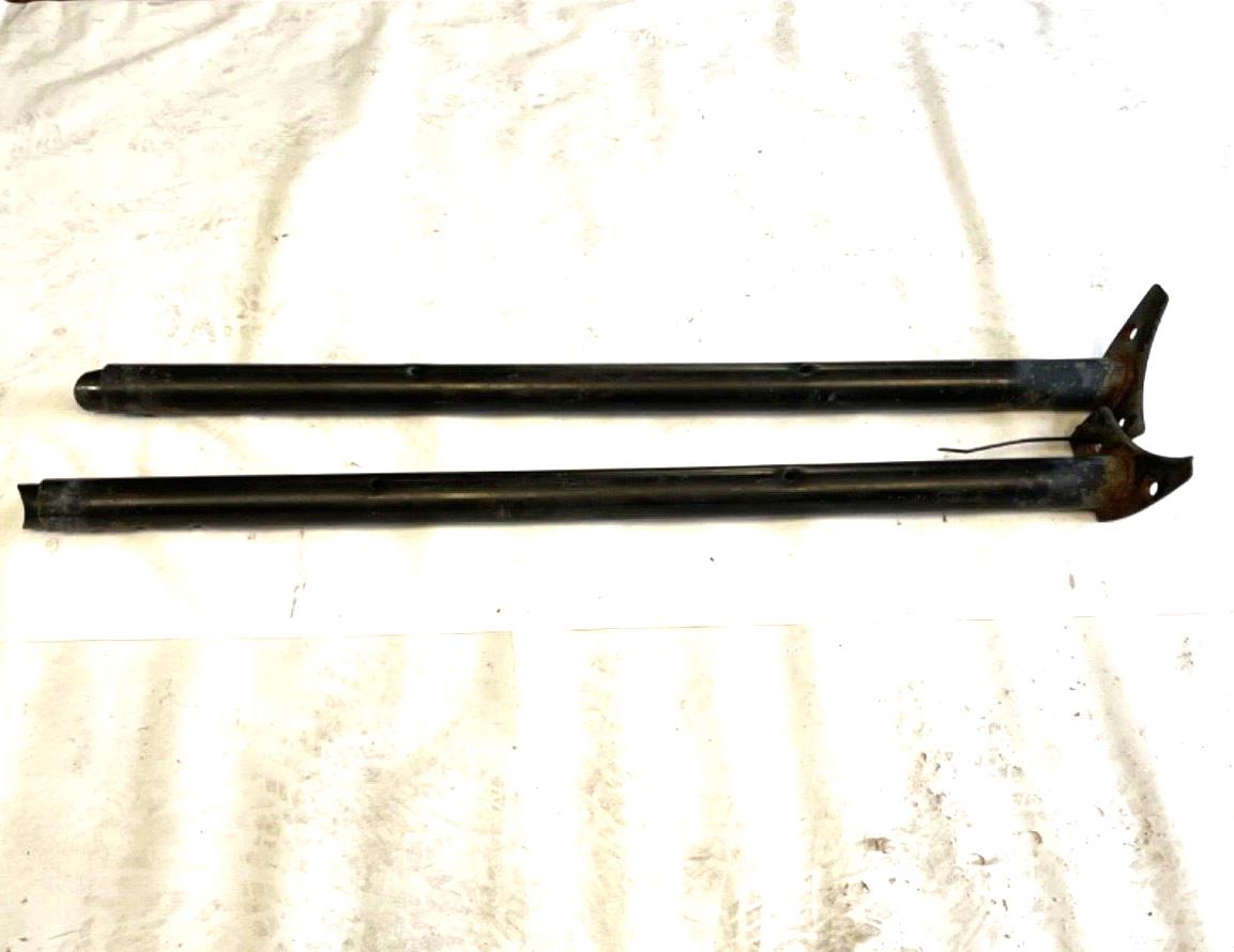 Jeep YJ Wrangler Roll Bar Extensions forward bars windshield Black