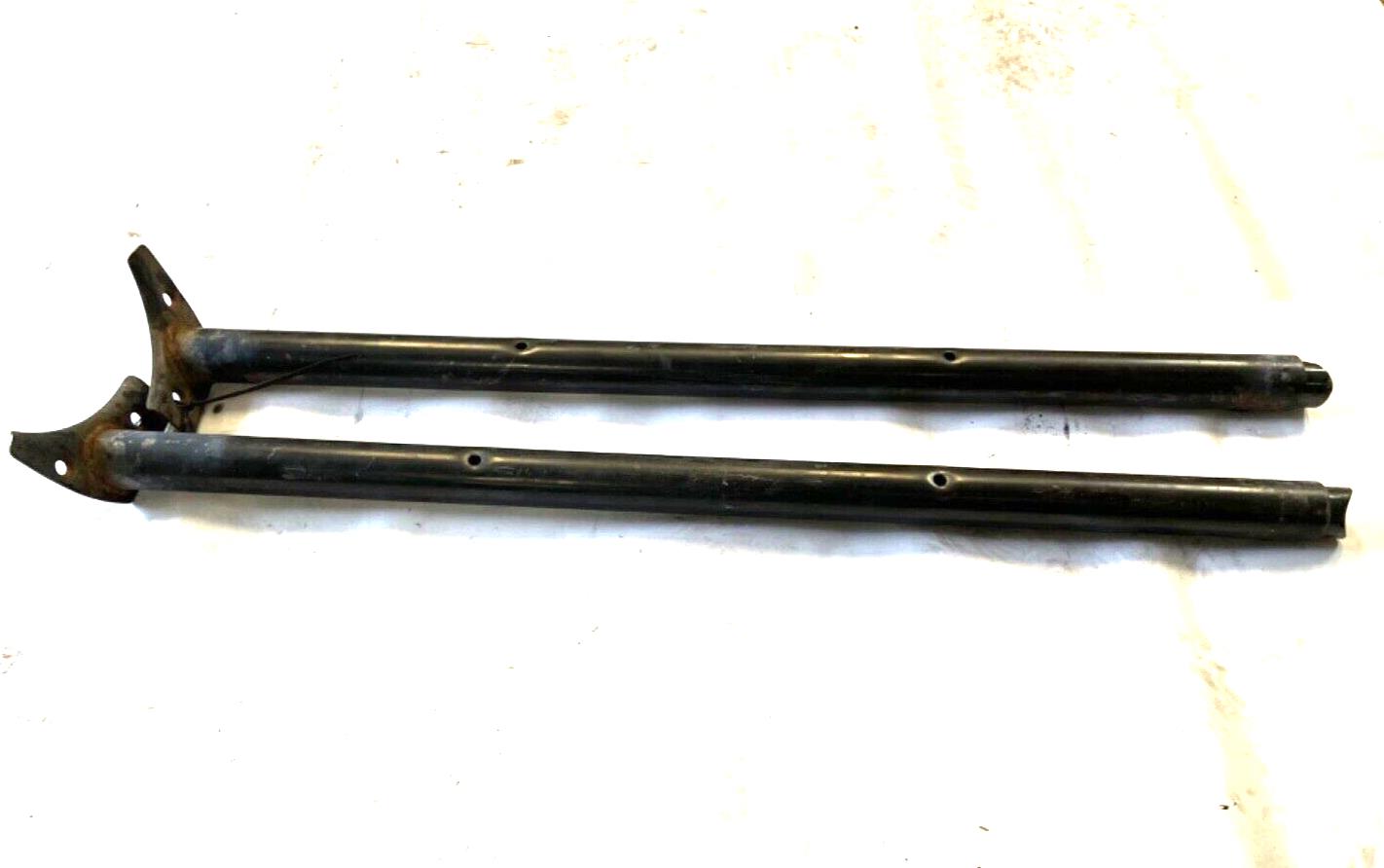 Jeep YJ Wrangler Roll Bar Extensions forward bars windshield Black