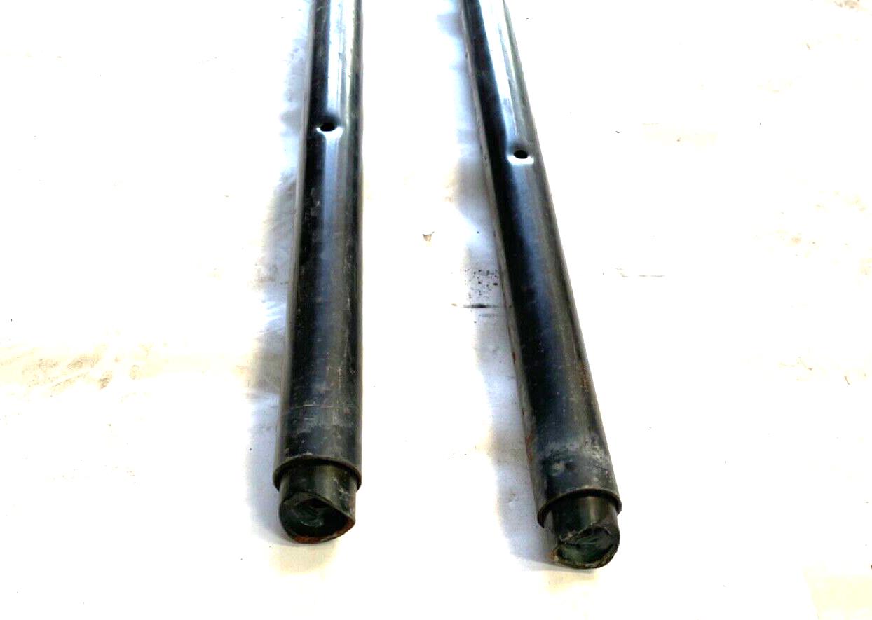 Jeep YJ Wrangler Roll Bar Extensions forward bars windshield Black