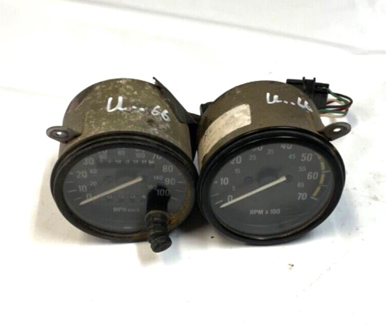 Jeep YJ Wrangler Speedometer Tachometer Gauge 119k Fits 87-91 Gauges 6 cyl tach