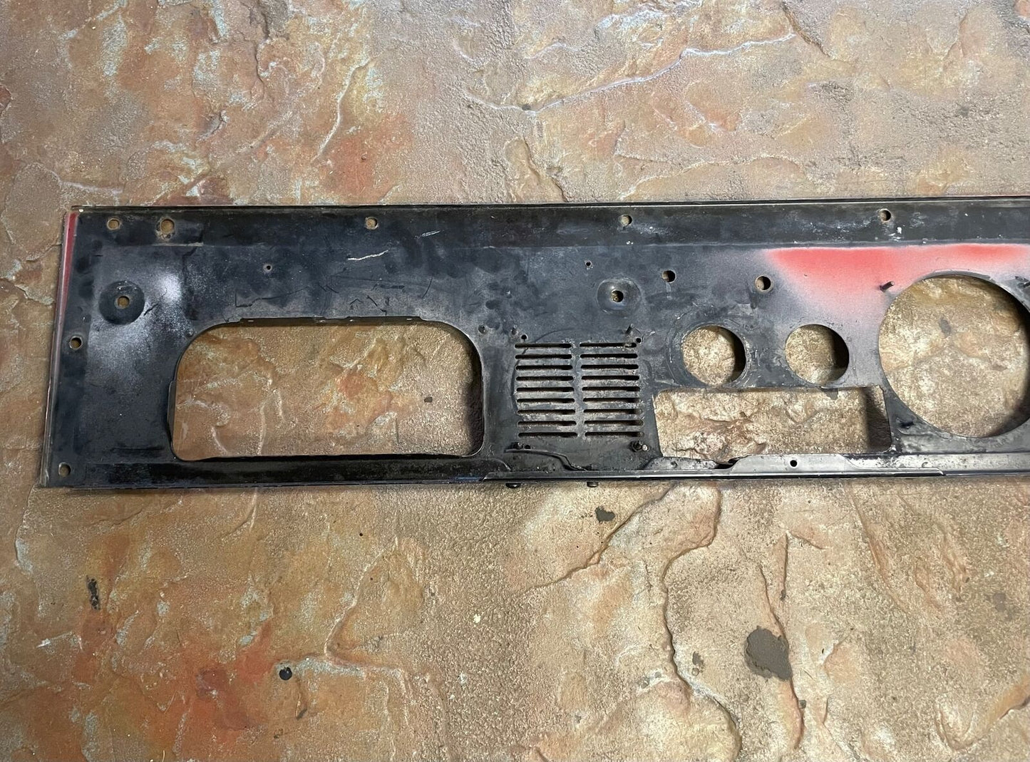 Panel de instrumentos de metal para Jeep CJ, CJ5, CJ7, indicadores de tablero, radio, guantera, ENVÍO GRATIS