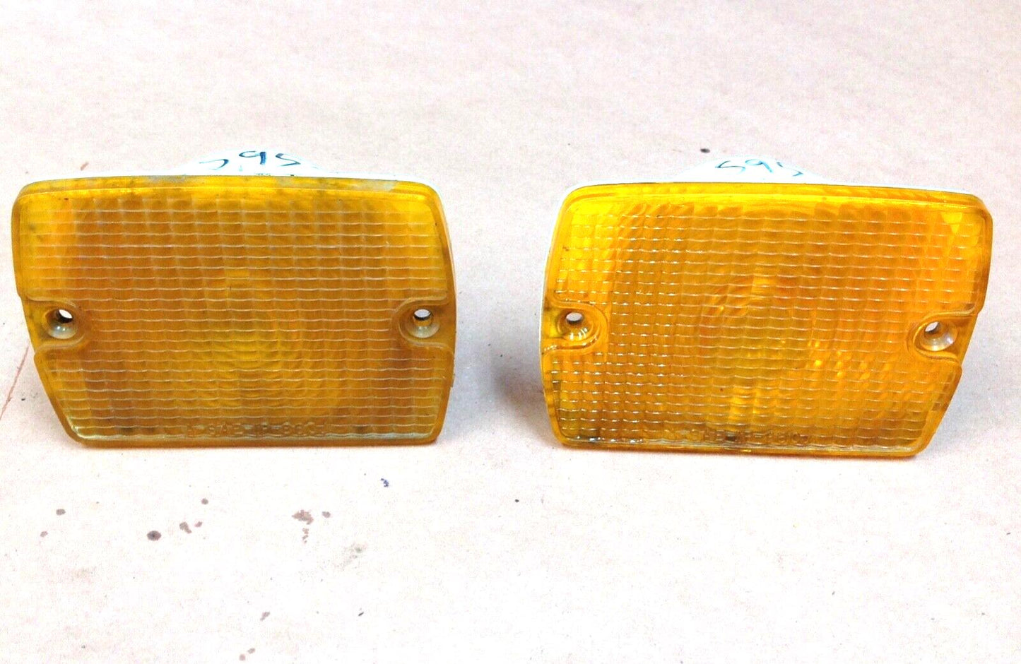 Jeep YJ turn signal lens grill marker amber factory fit 87-93 Wrangler FREE SHIP!
