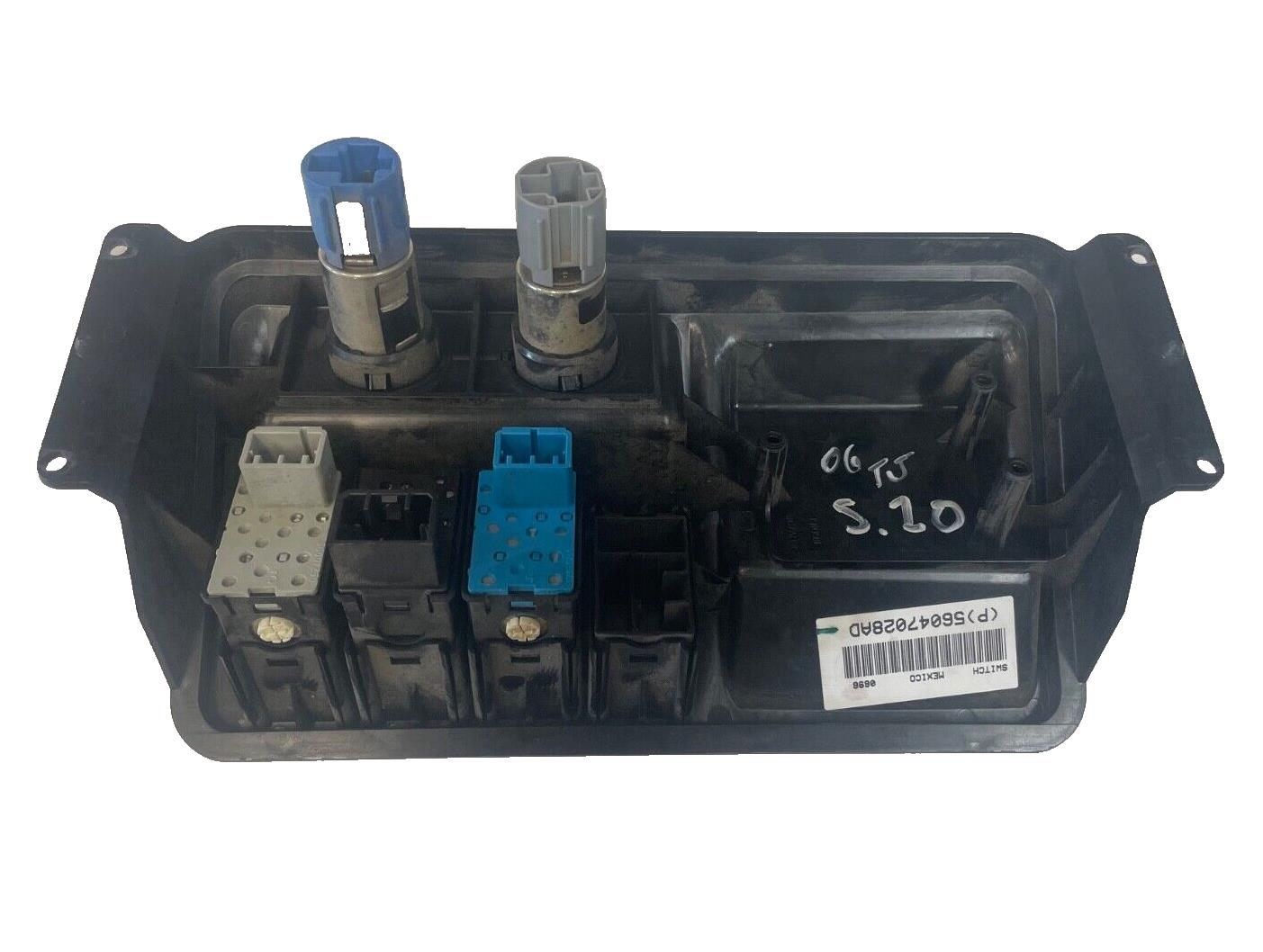 Toma de corriente de 12 voltios para Jeep TJ Wrangler, interruptor de bisel para encendedor de cigarrillos