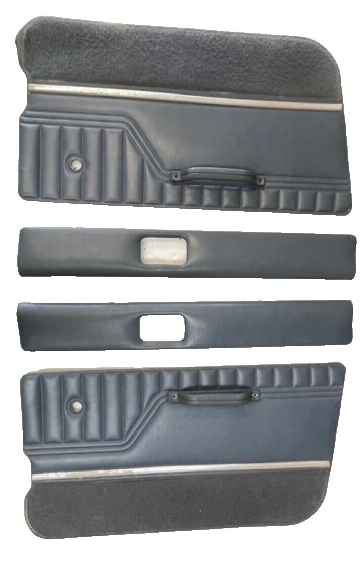 Paneles interiores de puerta para Jeep CJ7 Limited, color azul pizarra, con manijas, ¡ENVÍO GRATIS!