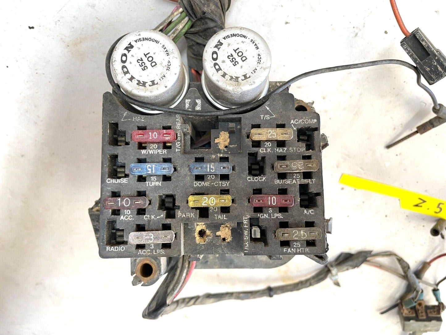 83-86 Jeep CJ arnés de cables del tablero CJ5 CJ7 cableado debajo del panel de instrumentos bloque de fusibles