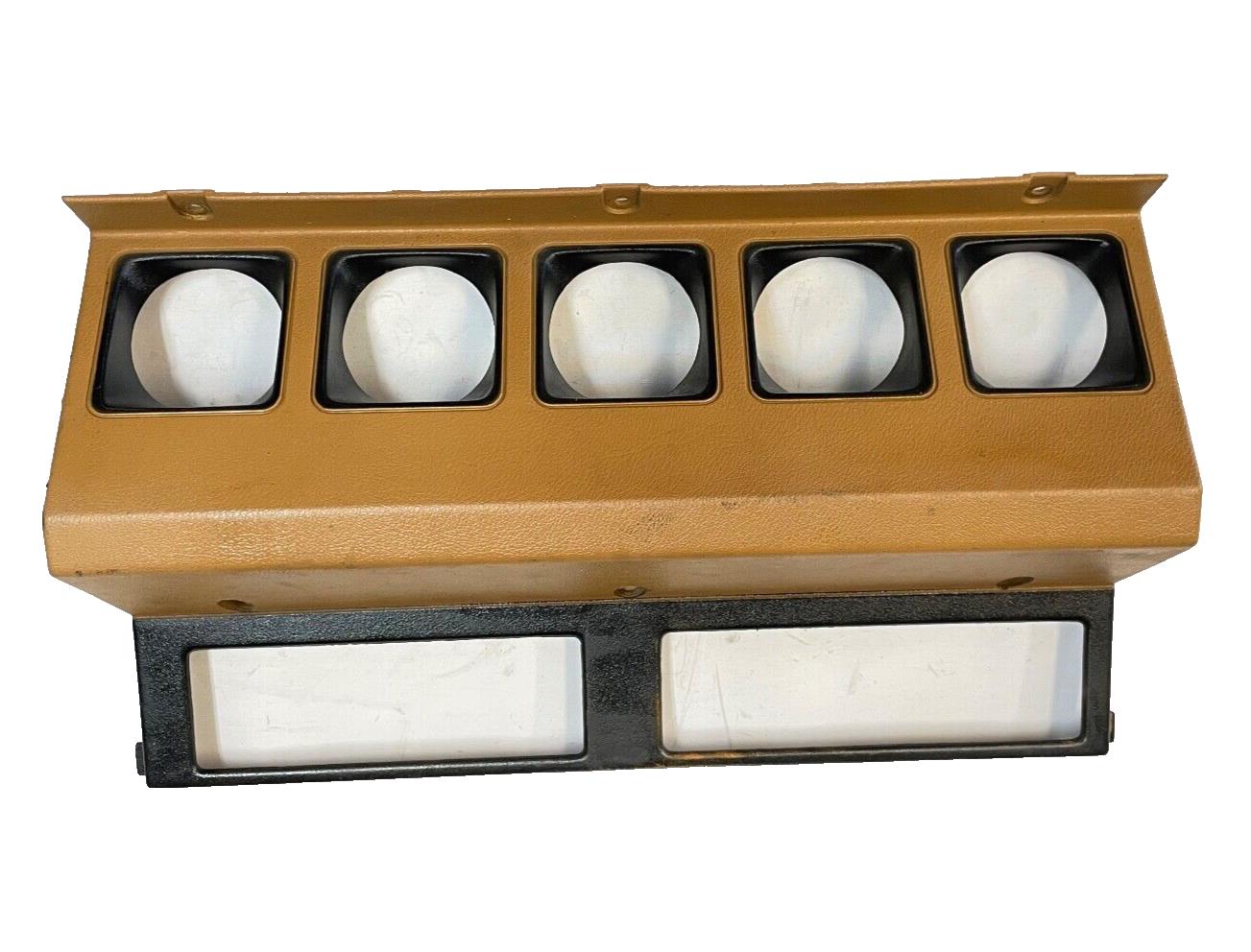 Jeep YJ center bezel cluster dash trim 87-95 Wrangler radio spice tan FREE SHIP!!