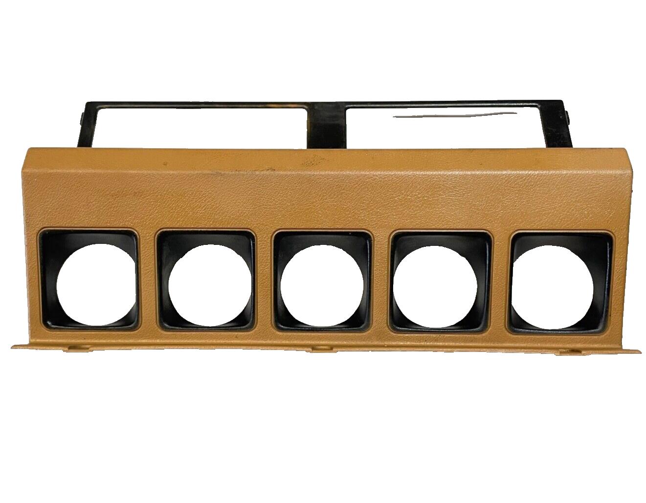 Jeep YJ center bezel cluster dash trim 87-95 Wrangler radio spice tan FREE SHIP!!