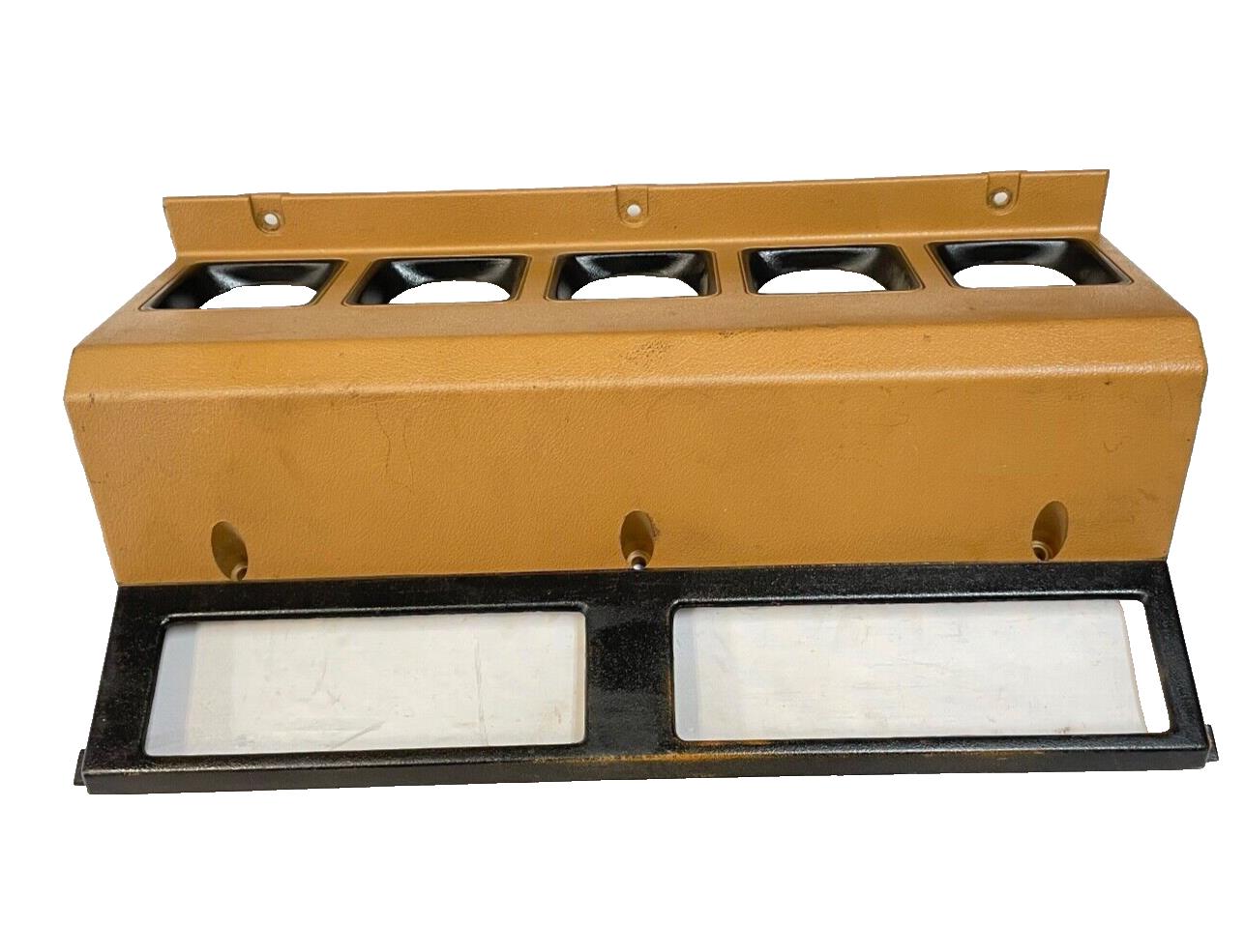 Jeep YJ center bezel cluster dash trim 87-95 Wrangler radio spice tan FREE SHIP!!