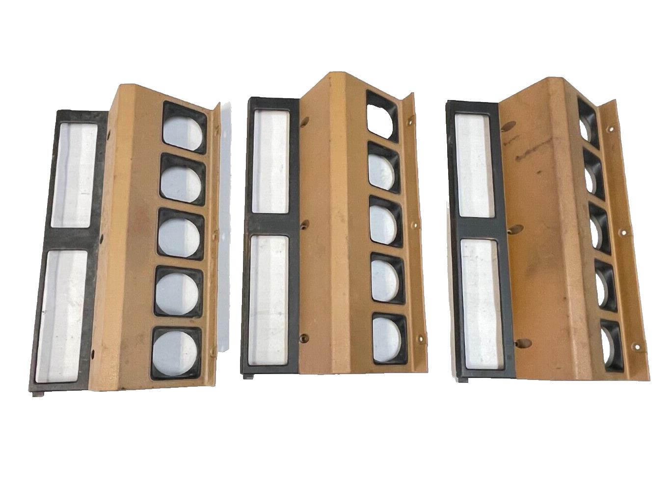Jeep YJ center bezel cluster dash trim 87-95 Wrangler radio spice tan FREE SHIP!!