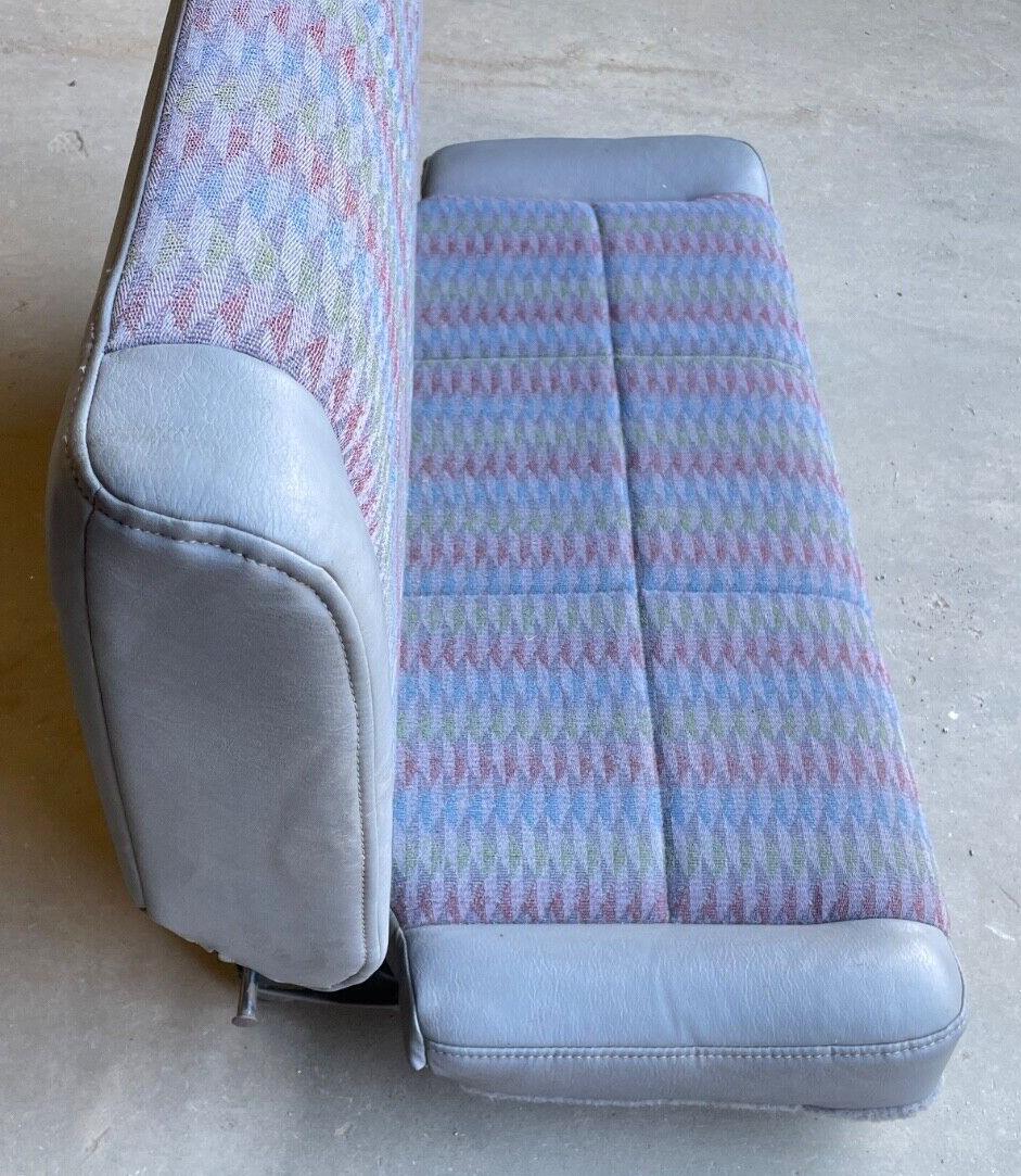 Jeep TJ Wrangler back Seat with brackets Grey factory folding rear 97-02 Gray