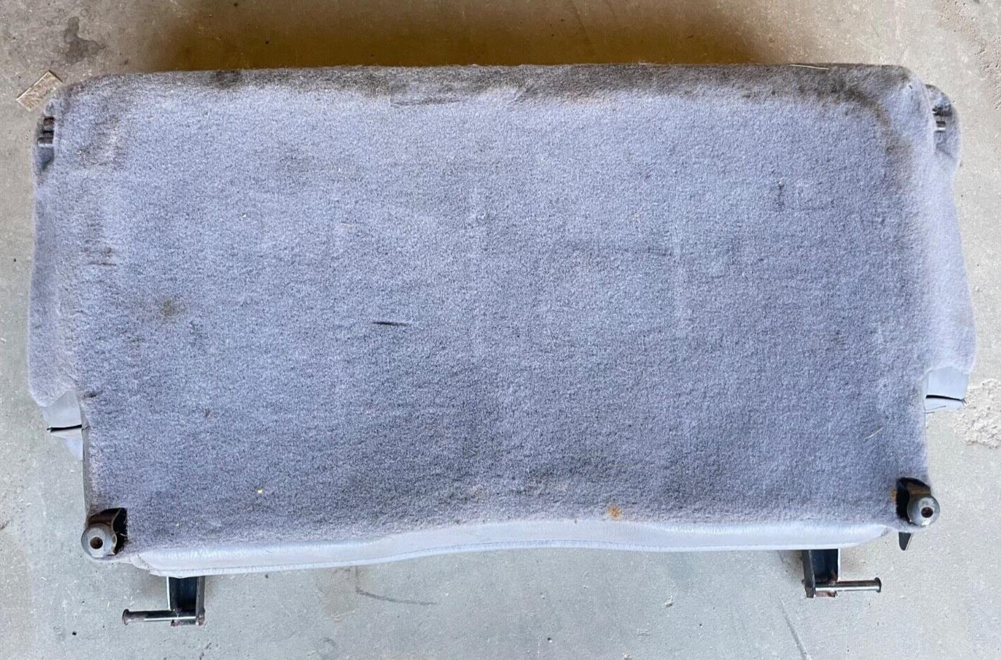 Jeep TJ Wrangler back Seat with brackets Grey factory folding rear 97-02 Gray