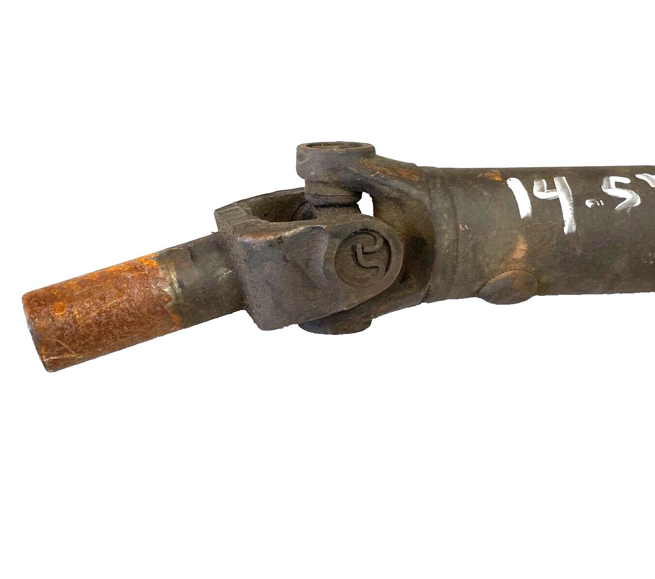 Jeep YJ rear drive shaft 14.5” back driveshaft 4 cylinder 87-93 Wrangler!!