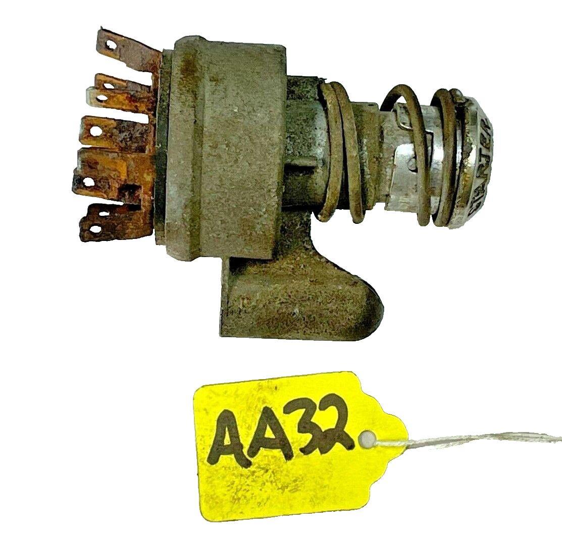early Jeep CJ5 key switch bezel trim ring (no key) FREE SHIP