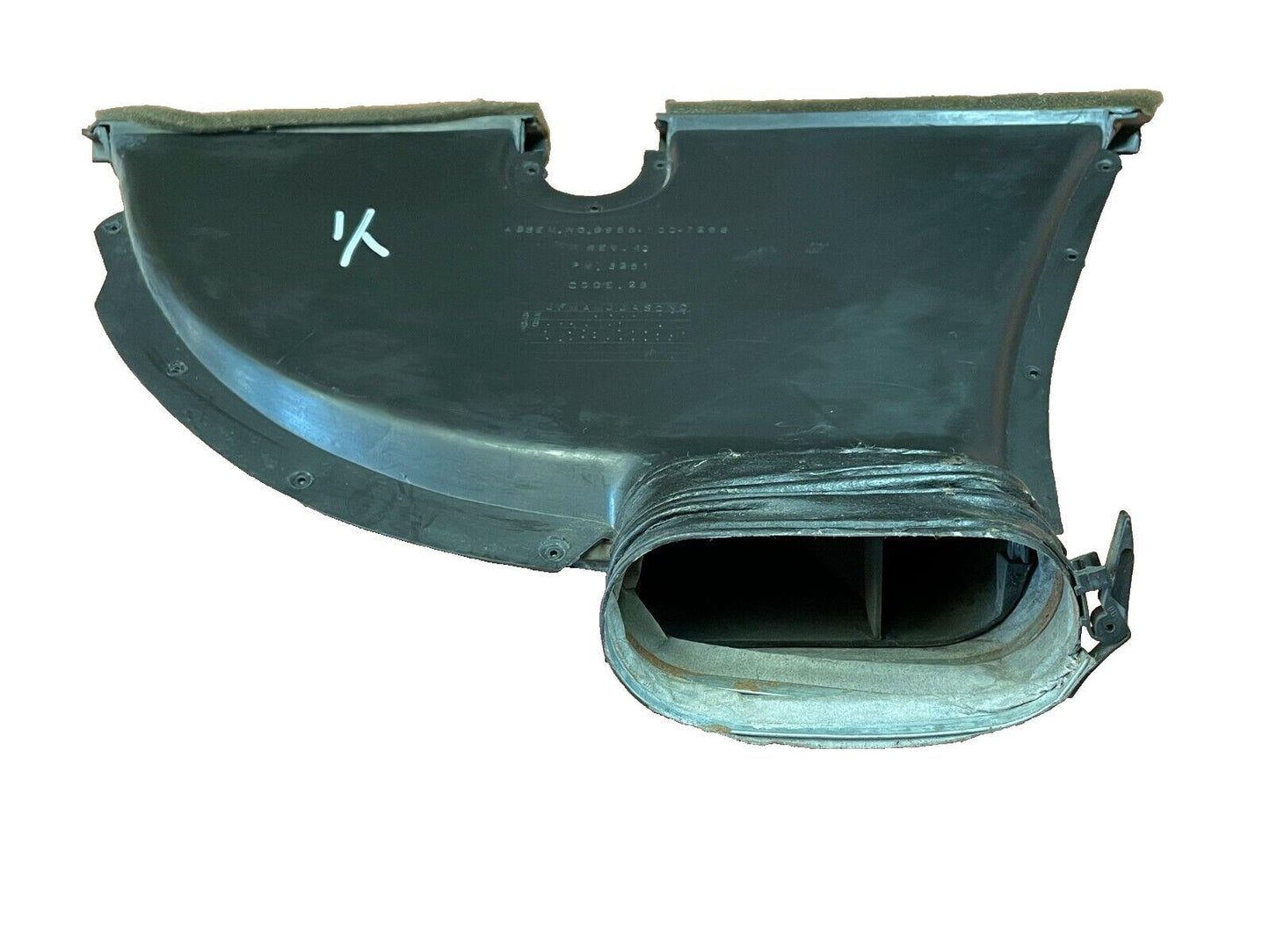 Jeep YJ Wrangler Defroster Duct Vent Heat Windshield plastic defrost