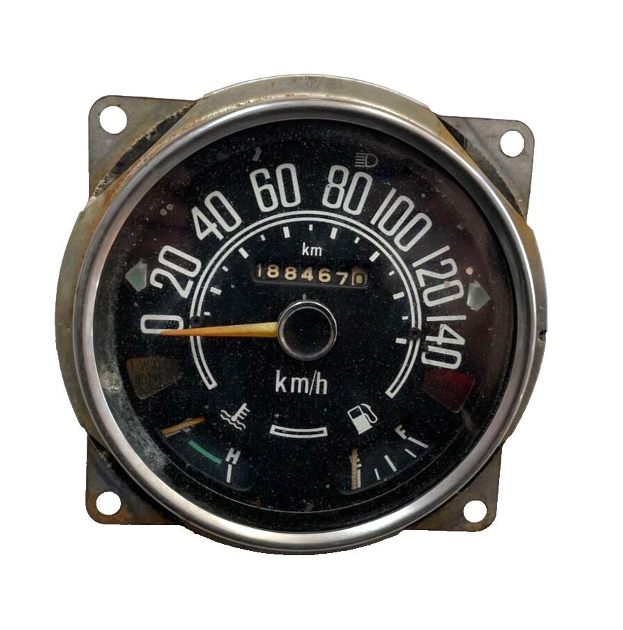 JEEP CJ Kilometer Speedometer CJ5/CJ7 Temp Fuel Gauge Odometer KM Metric!