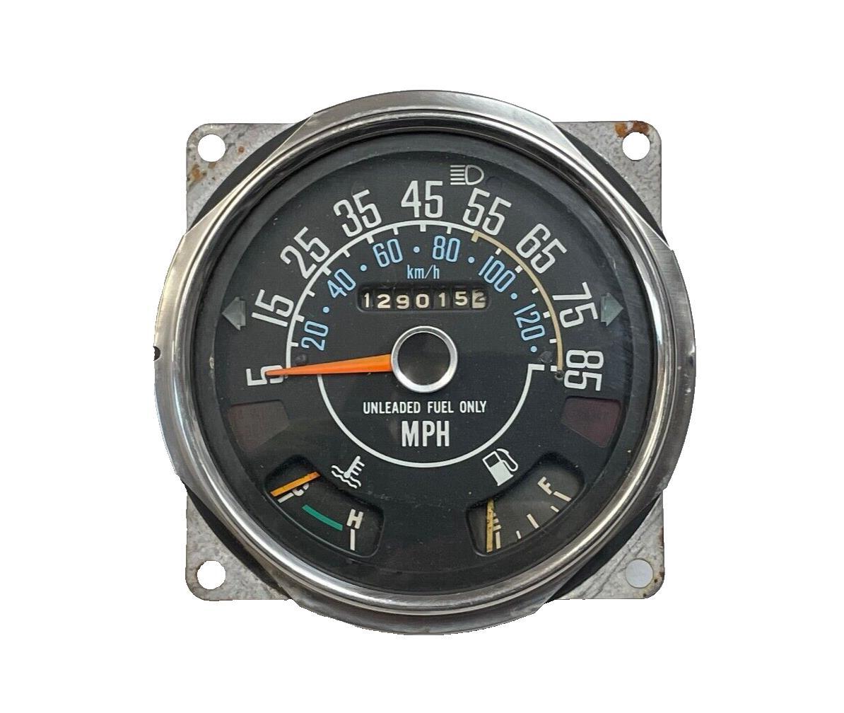 Jeep CJ Speedometer Odometer CJ5/CJ7/CJ8 Fuel Temperature Gauge 85 mph Read Ad
