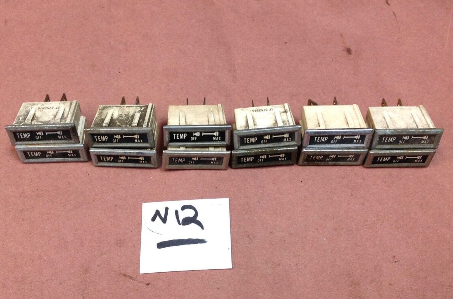 Jeep CJ7 CJ5 TEMP indicator lamp light dash gauge panel temperature FREE SHIP