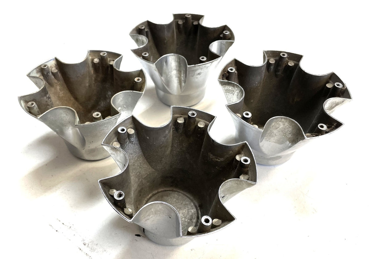 Jeep CJ Center Caps CJ5 CJ7 FACTORY Chrome Wheel Centers Laredo Cap !