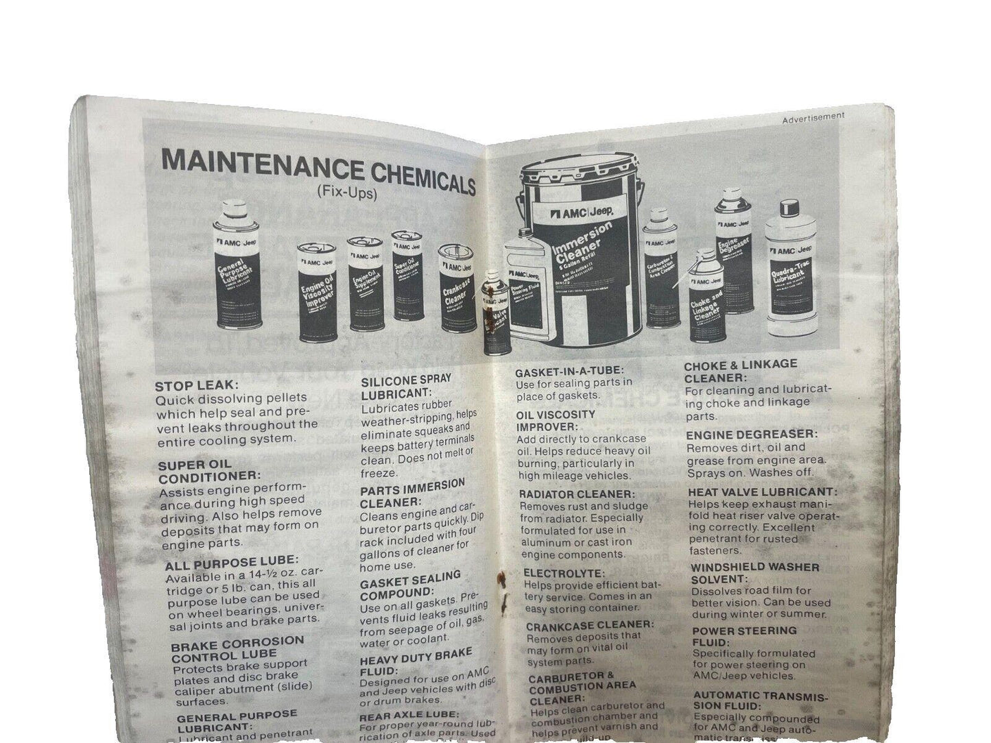 82 Jeep Cherokee Wagoneer J10 J20 Truck Owners Manual - Original - Free Ship
