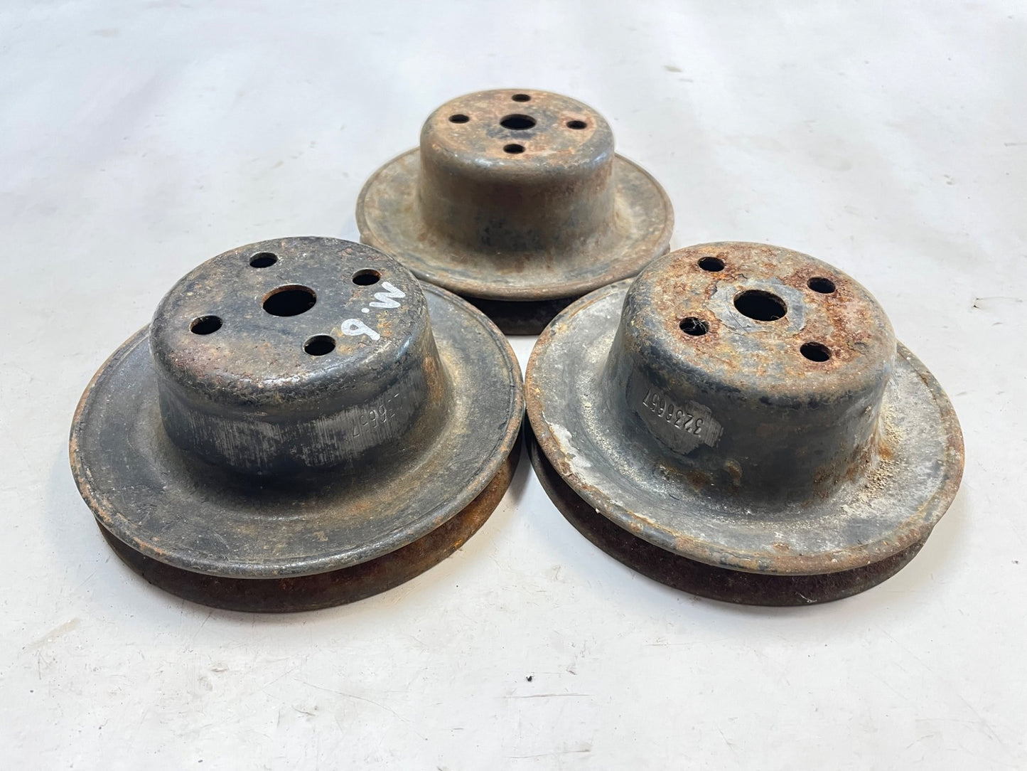 Jeep CJ7 YJ 4.2 water pump fan pulley single groove 6 cylinder 3236657 FREE SHIP