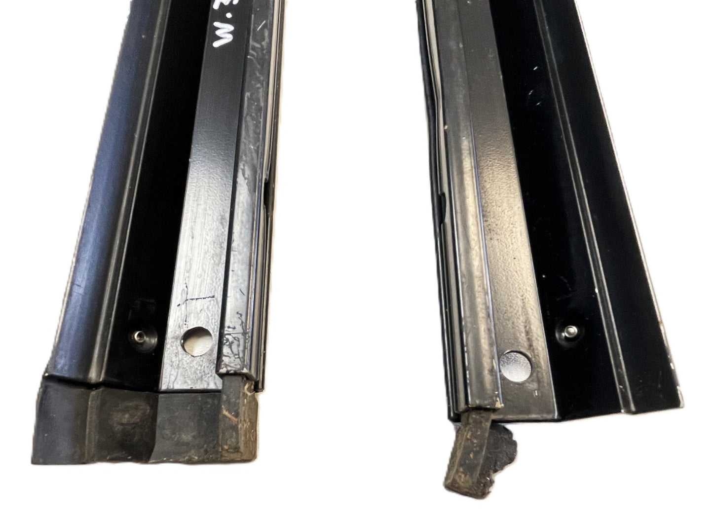Jeep YJ Soft Top Side Channel Track Body Rails 87-95 Wrangler FACTORY FREE SHIP